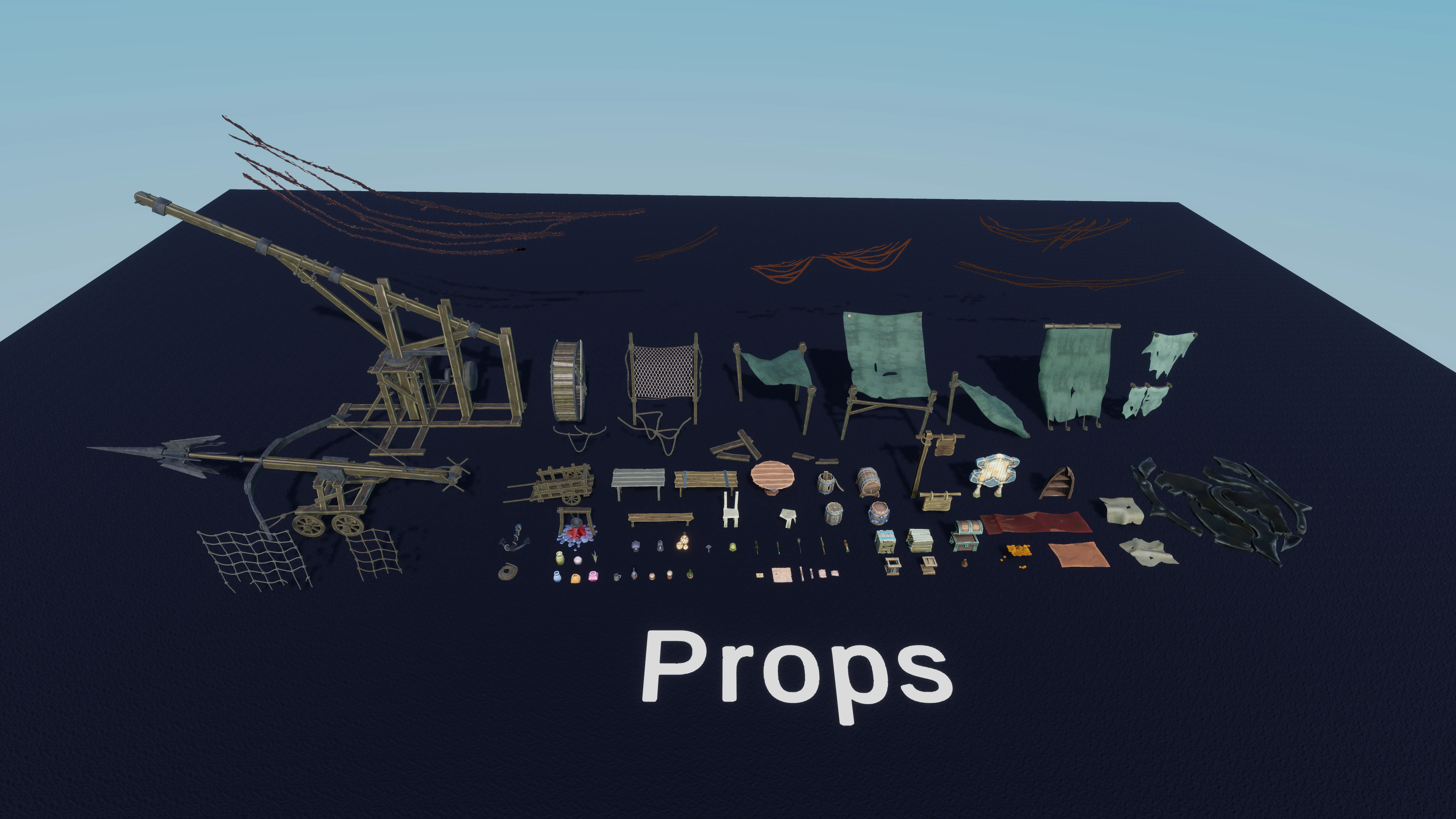 Stylized Pirate Port City, image 54