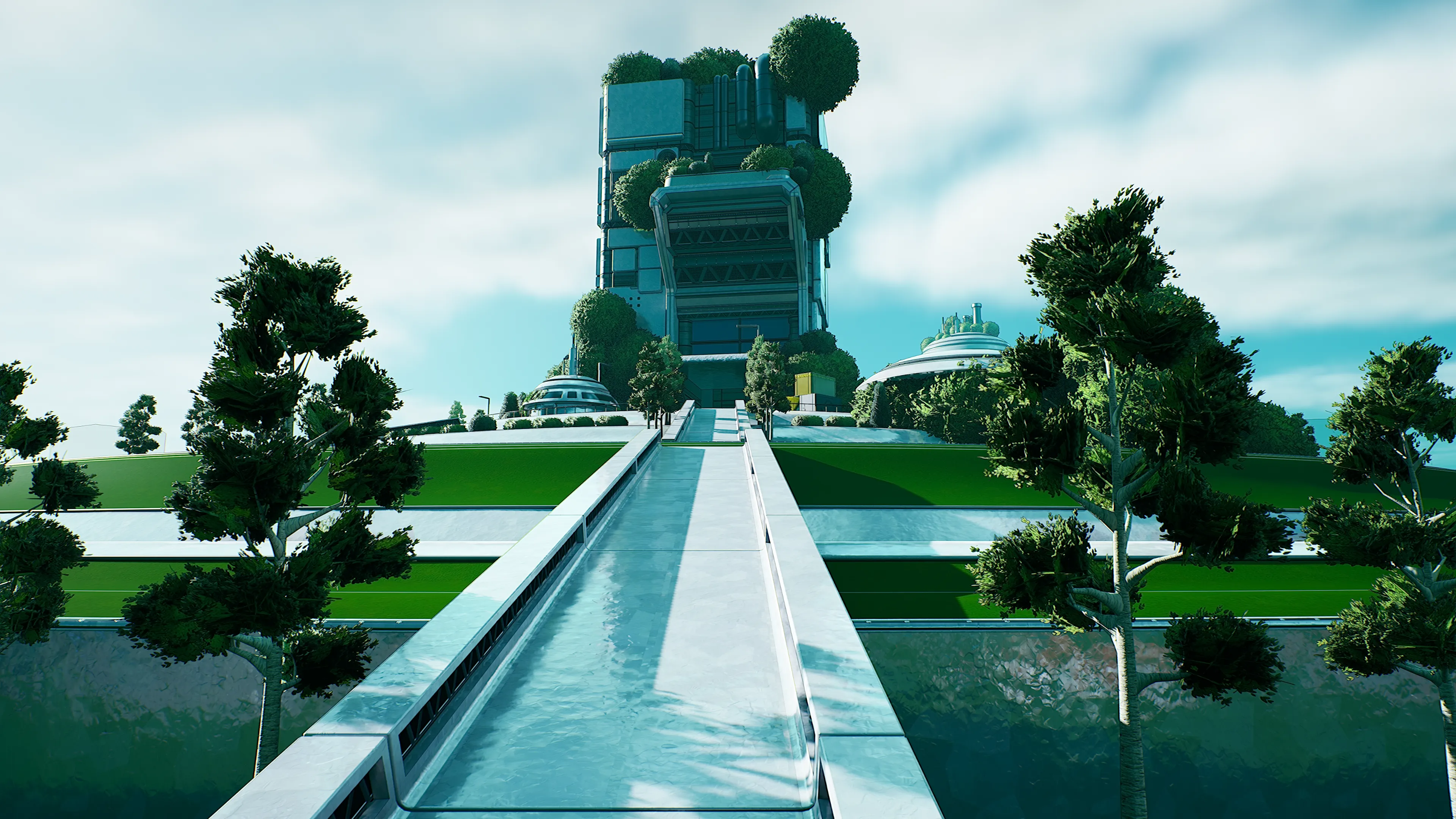 Stylized Solarpunk City, image 8