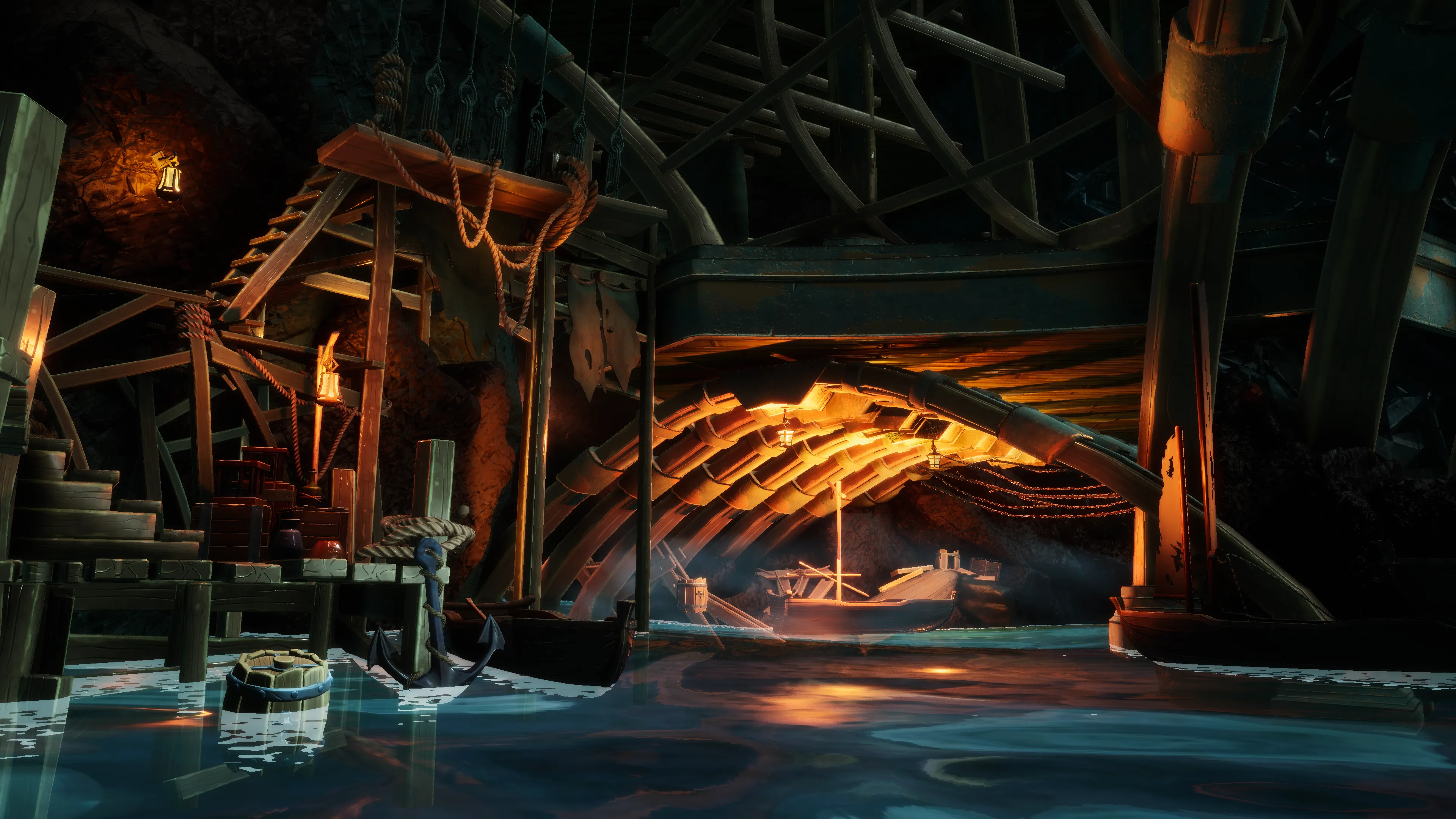 Stylized Pirate Port City, image 42