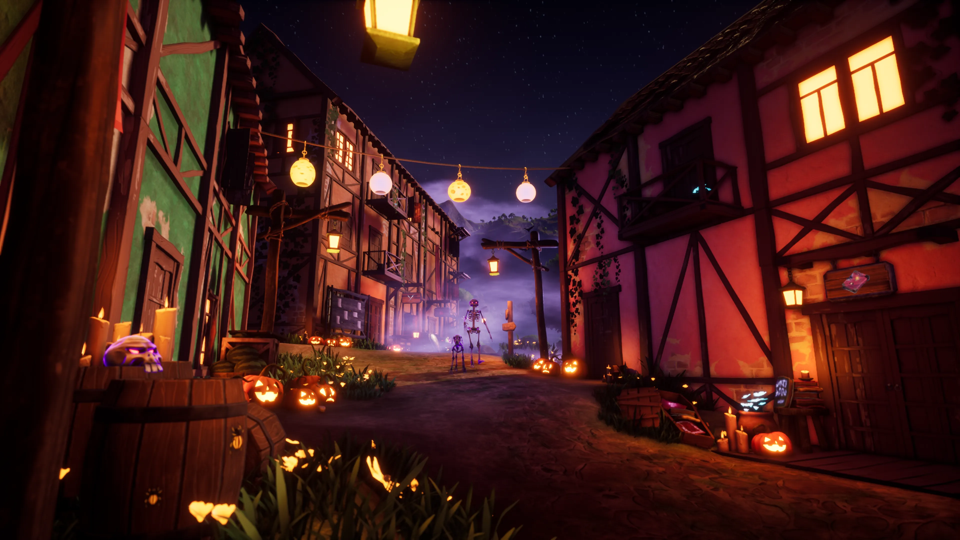 Stylized Halloween Village, image 11