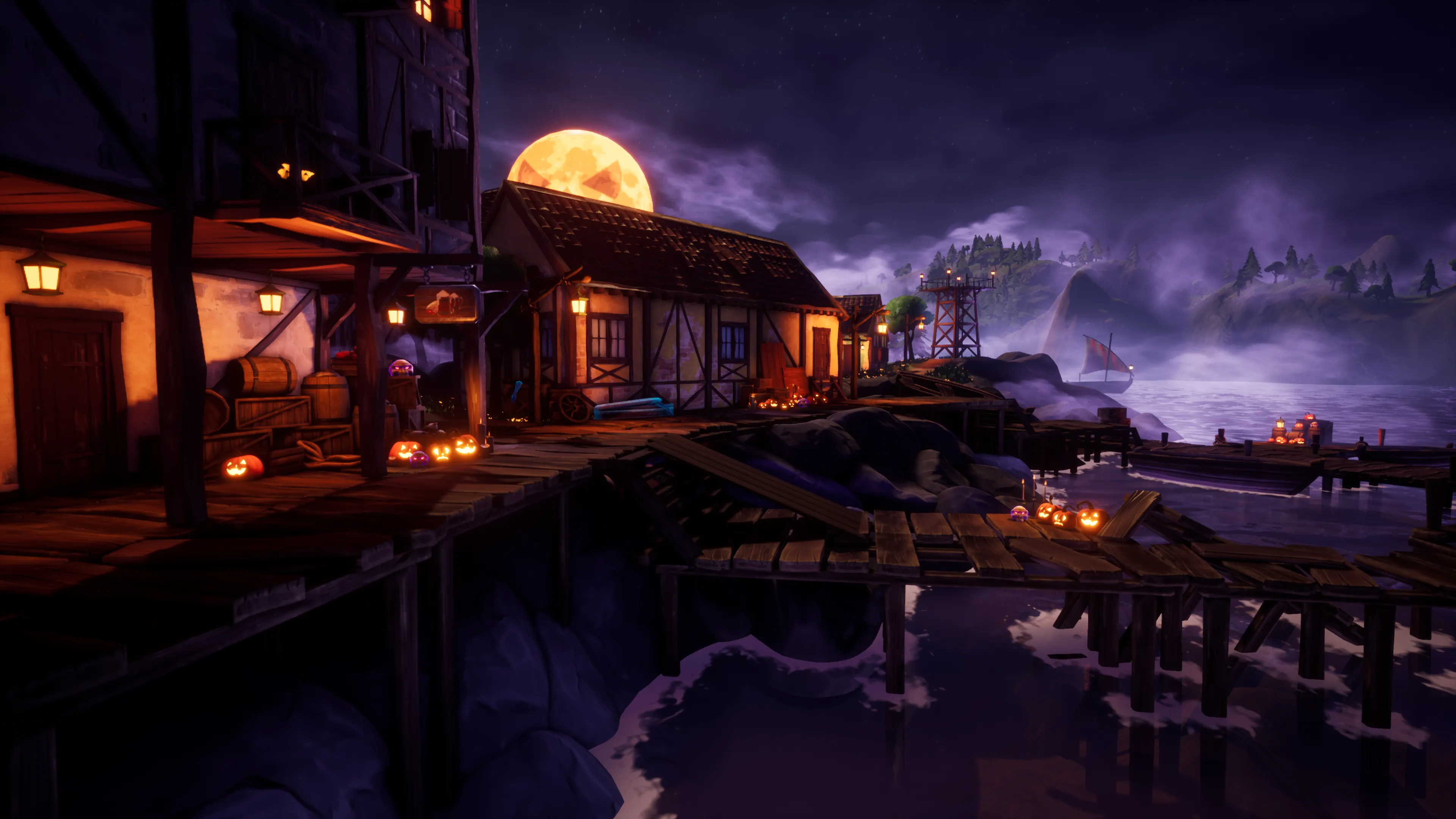 Stylized Halloween Village, image 10