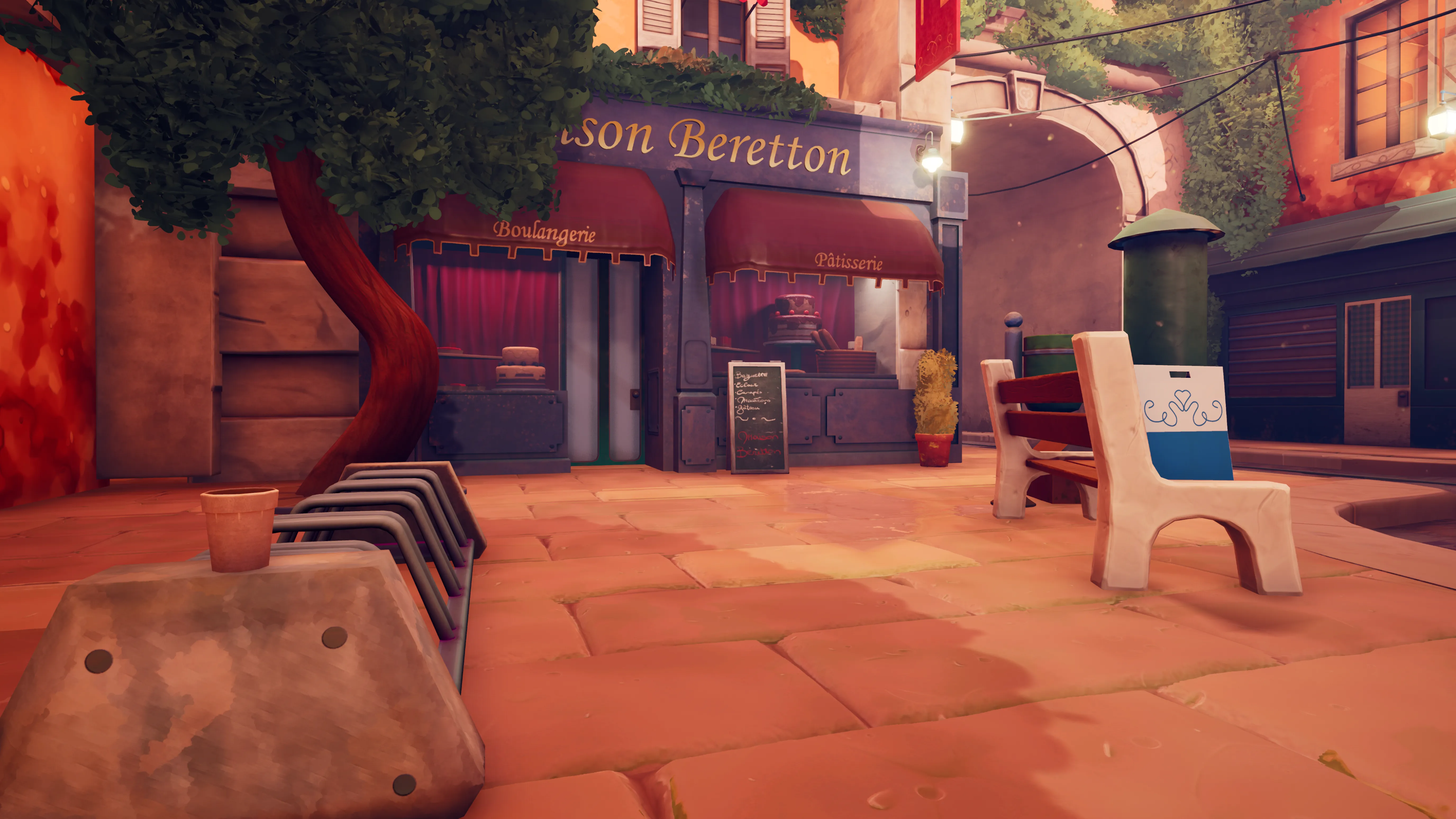 Stylized Paris Street, image 9