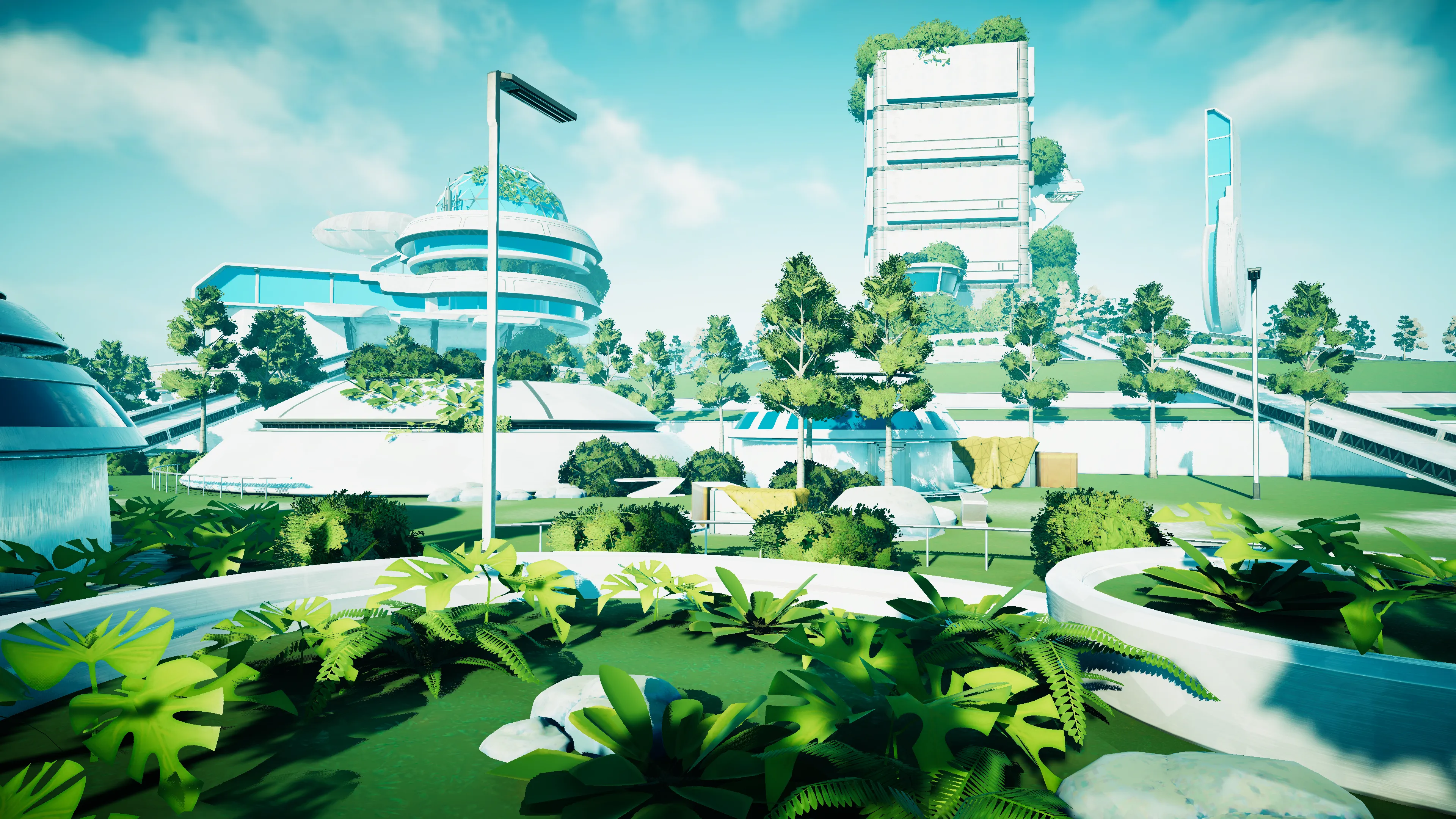Stylized Solarpunk City, image 23