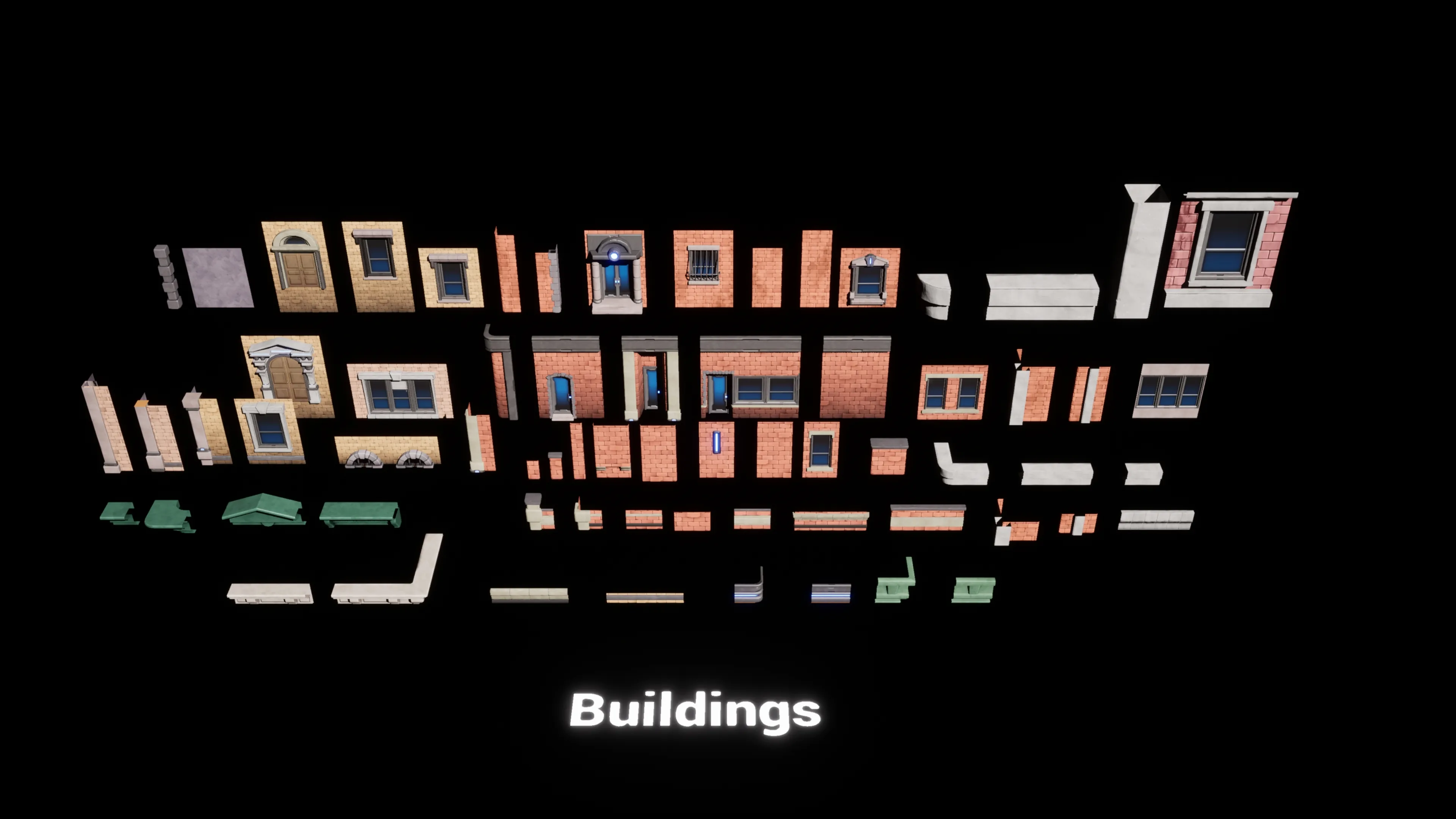 Stylized Sci-Fi Modern City, image 17
