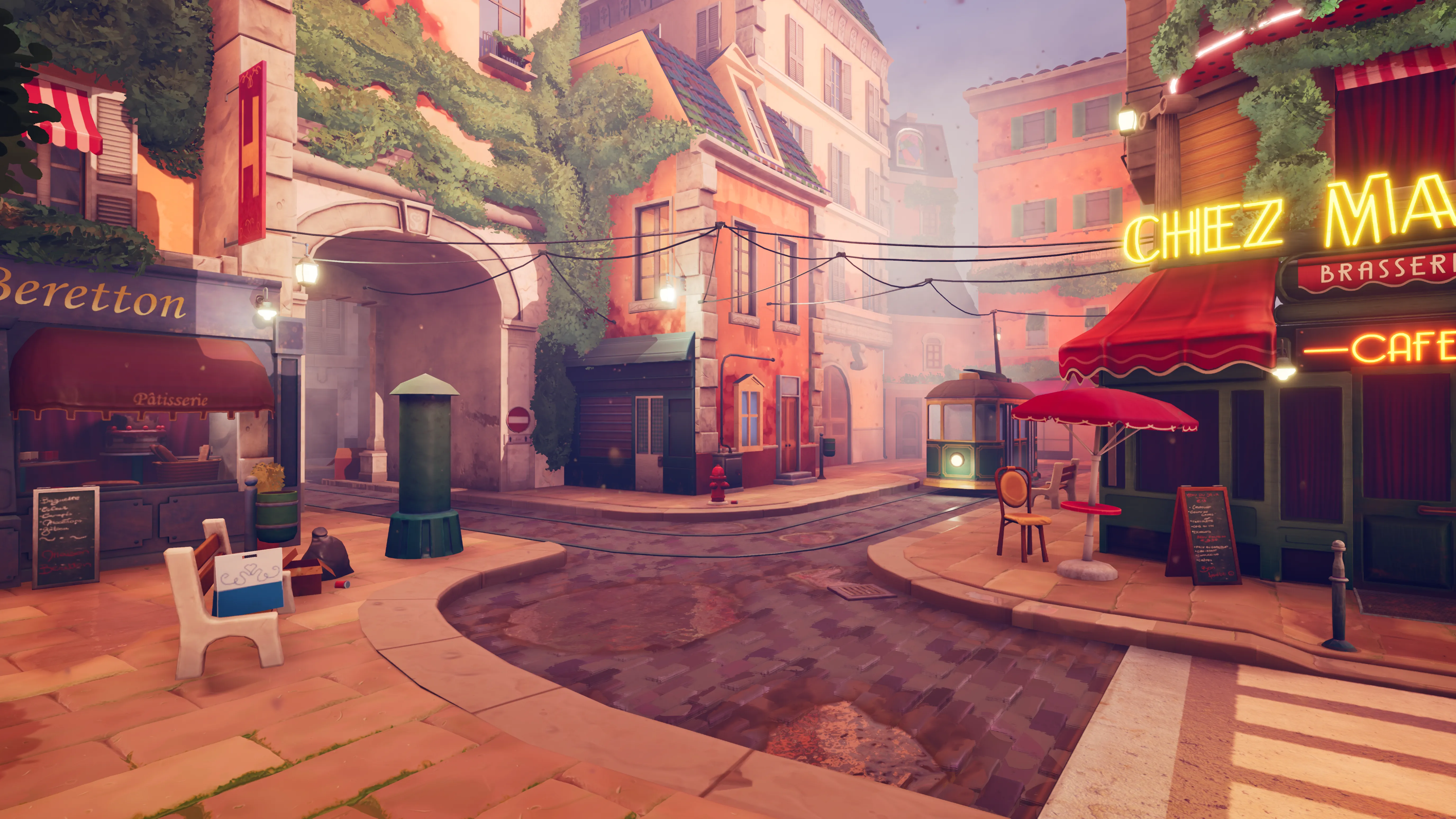 Stylized Paris Street, image 4