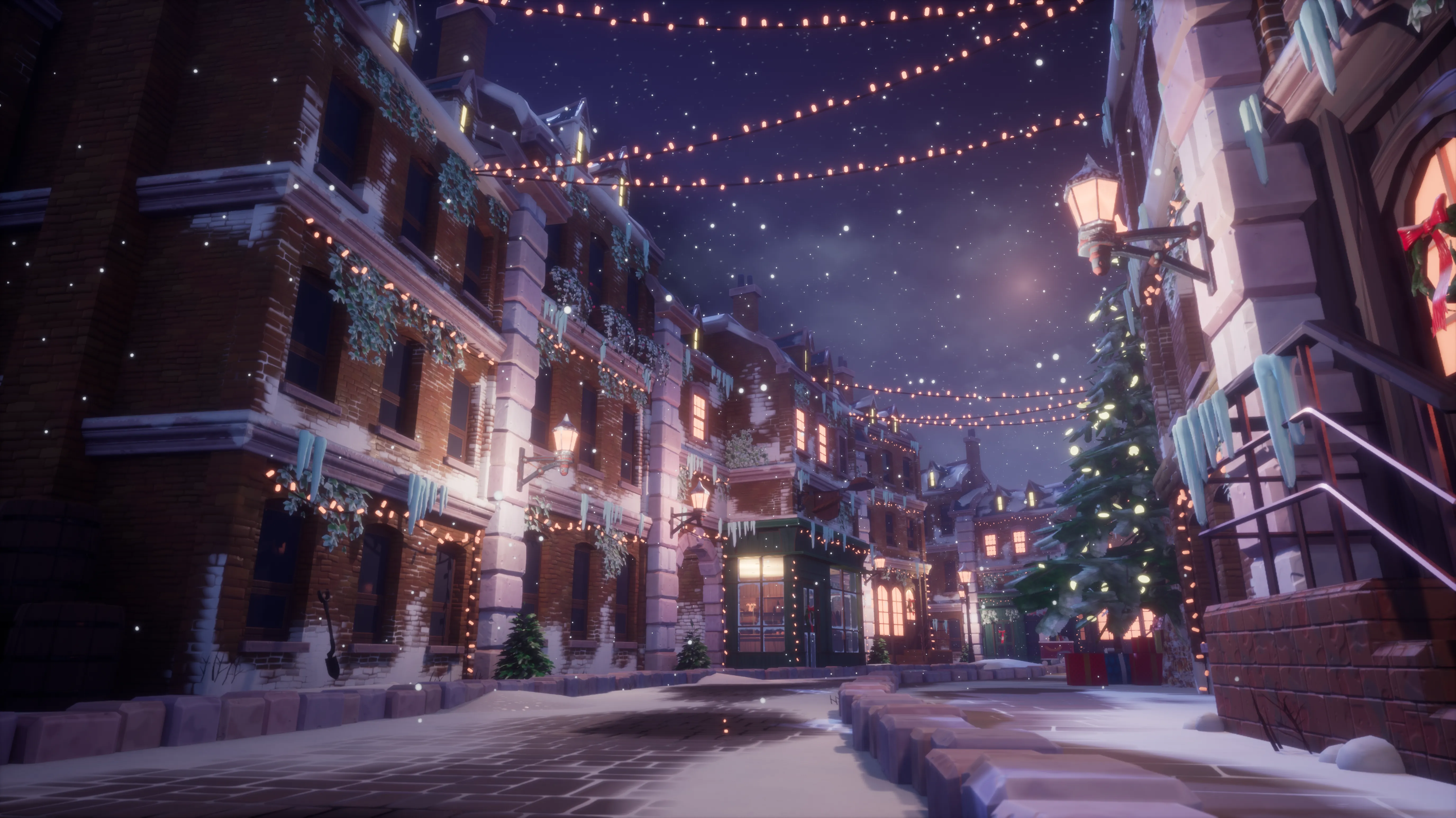 Stylized Christmas Town, image 2