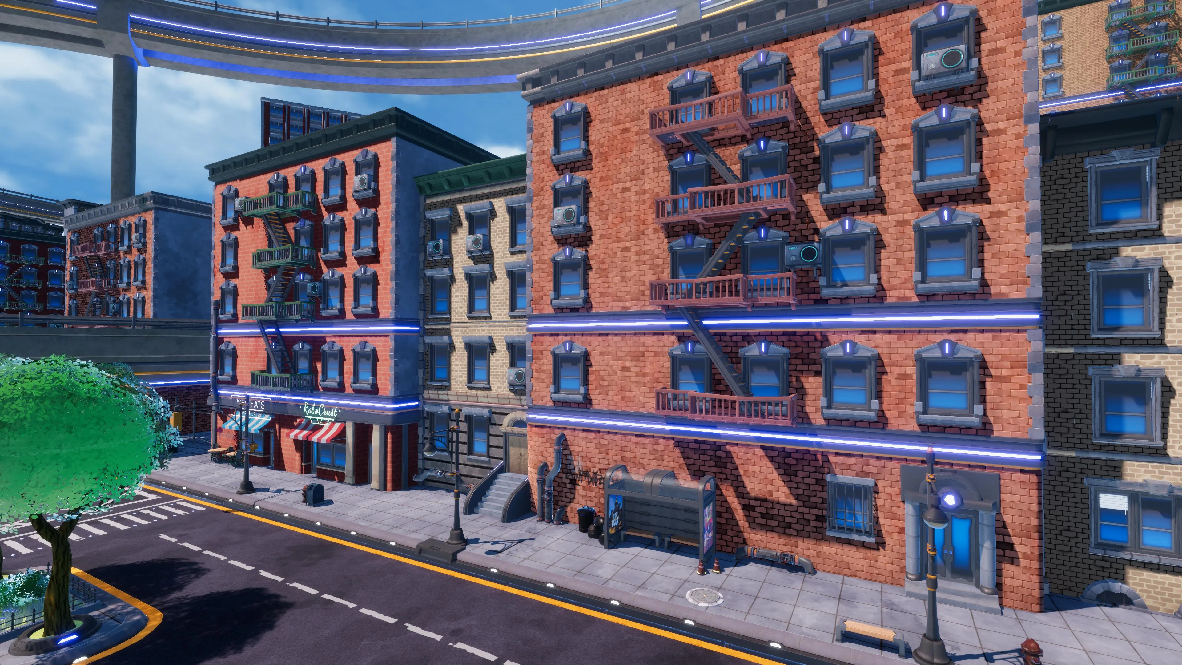 Stylized Sci-Fi Modern City, image 24
