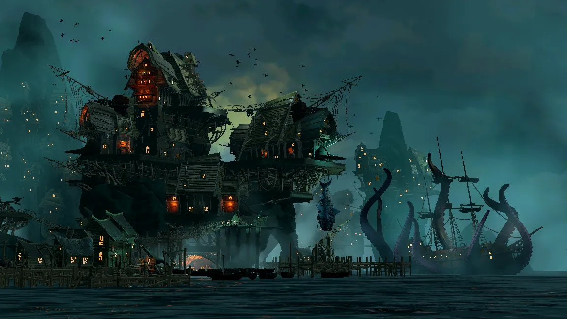 Stylized Pirate Port City, image 22