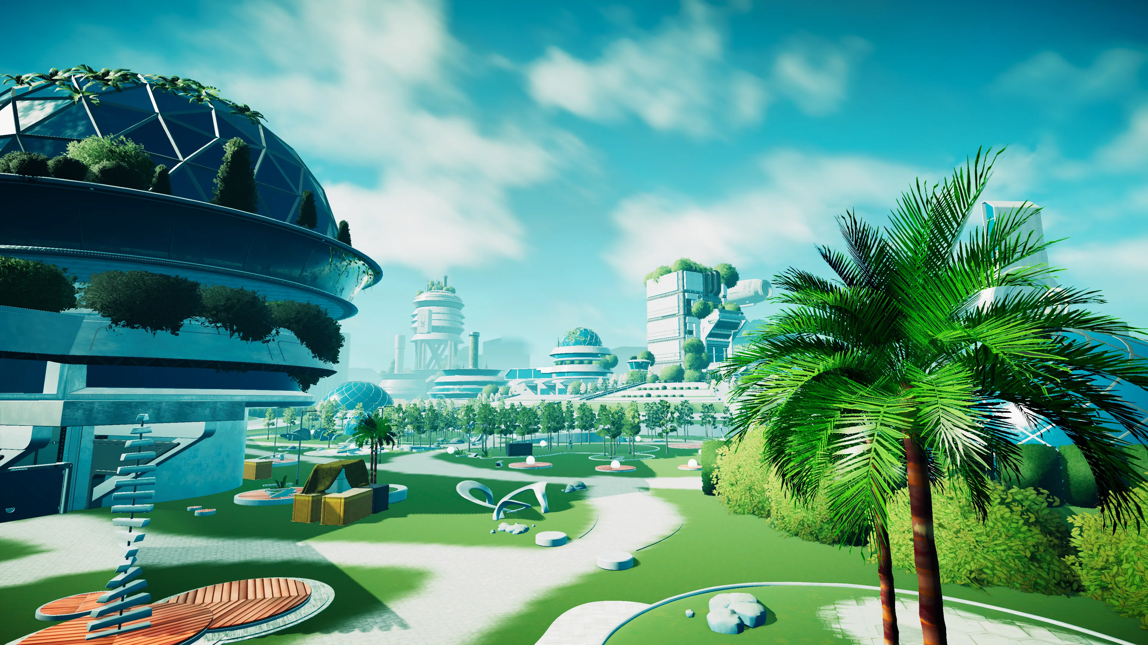 Stylized Solarpunk City, image 26