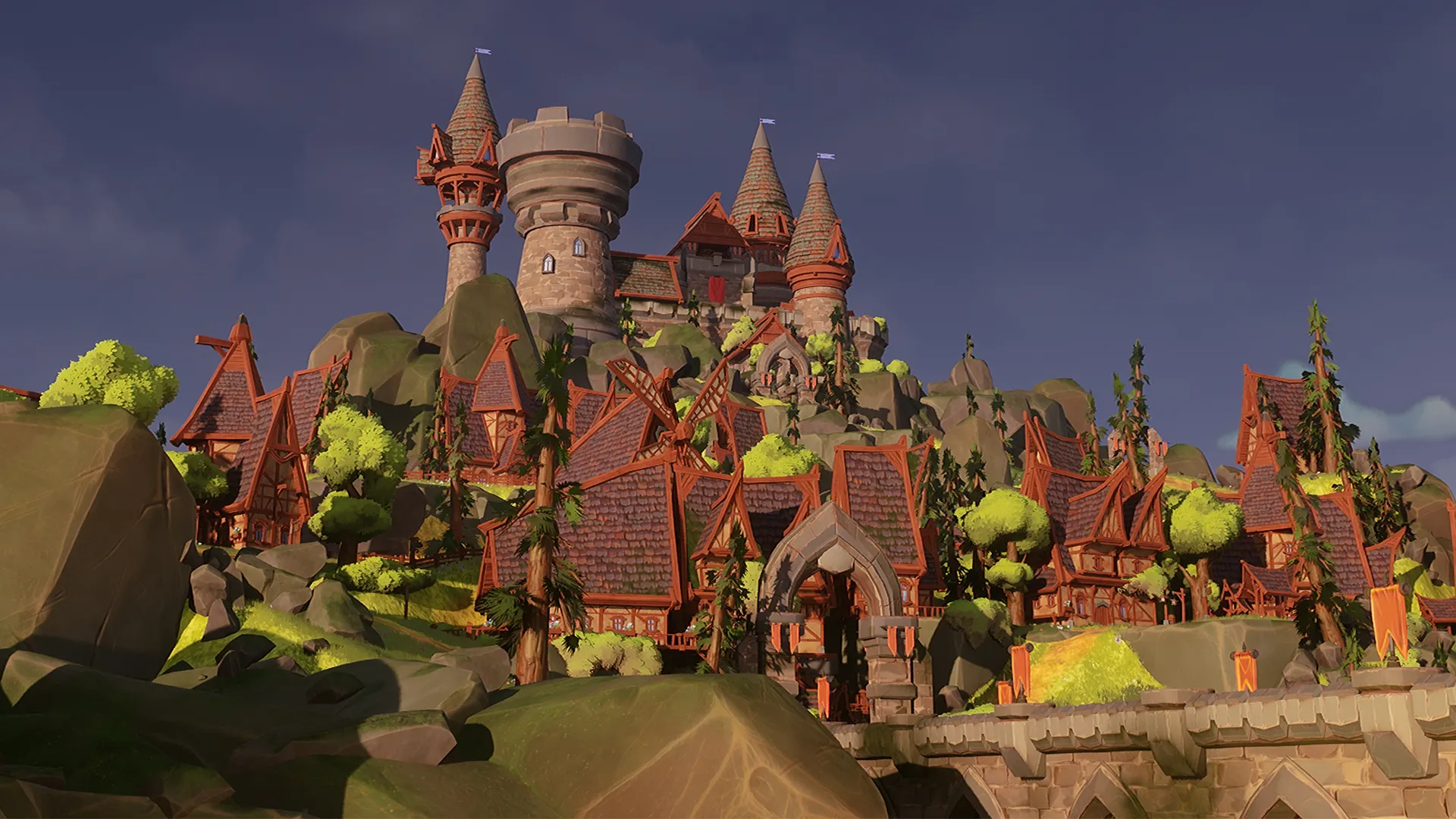 Stylized Island Castle, image 3