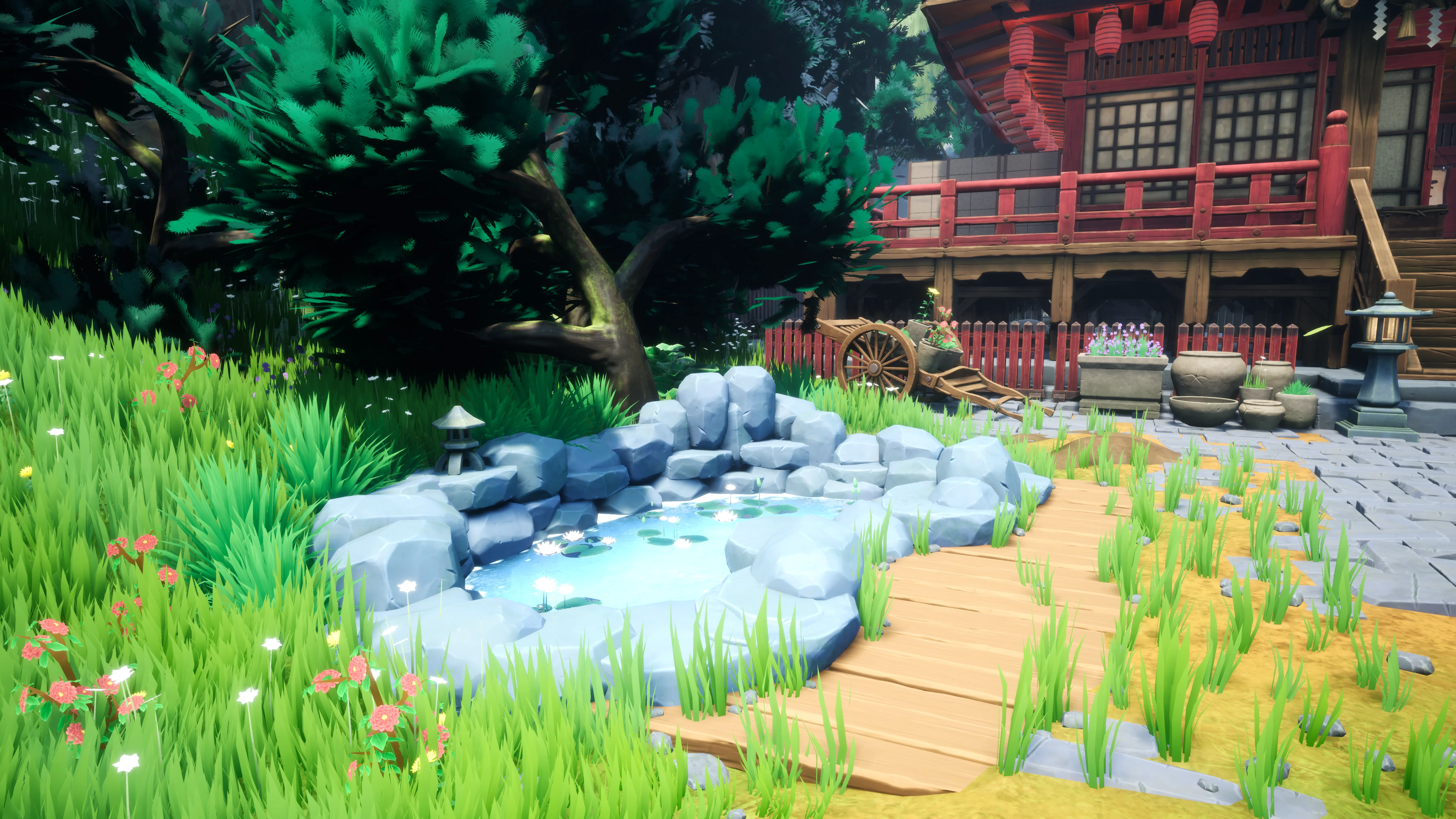 Stylized Japanese Shrine, image 7