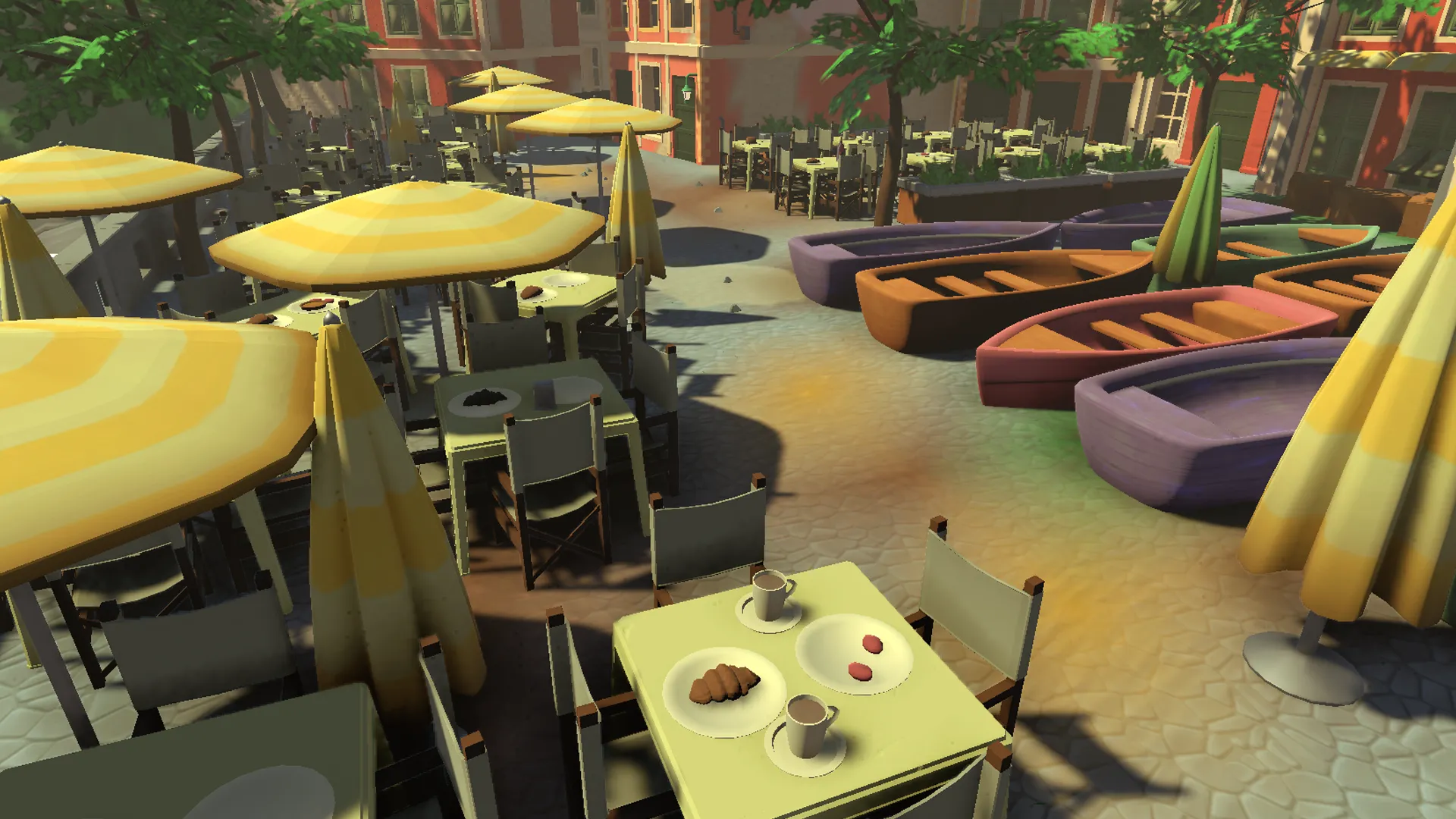 Stylized Tuscany Seaside City, image 18