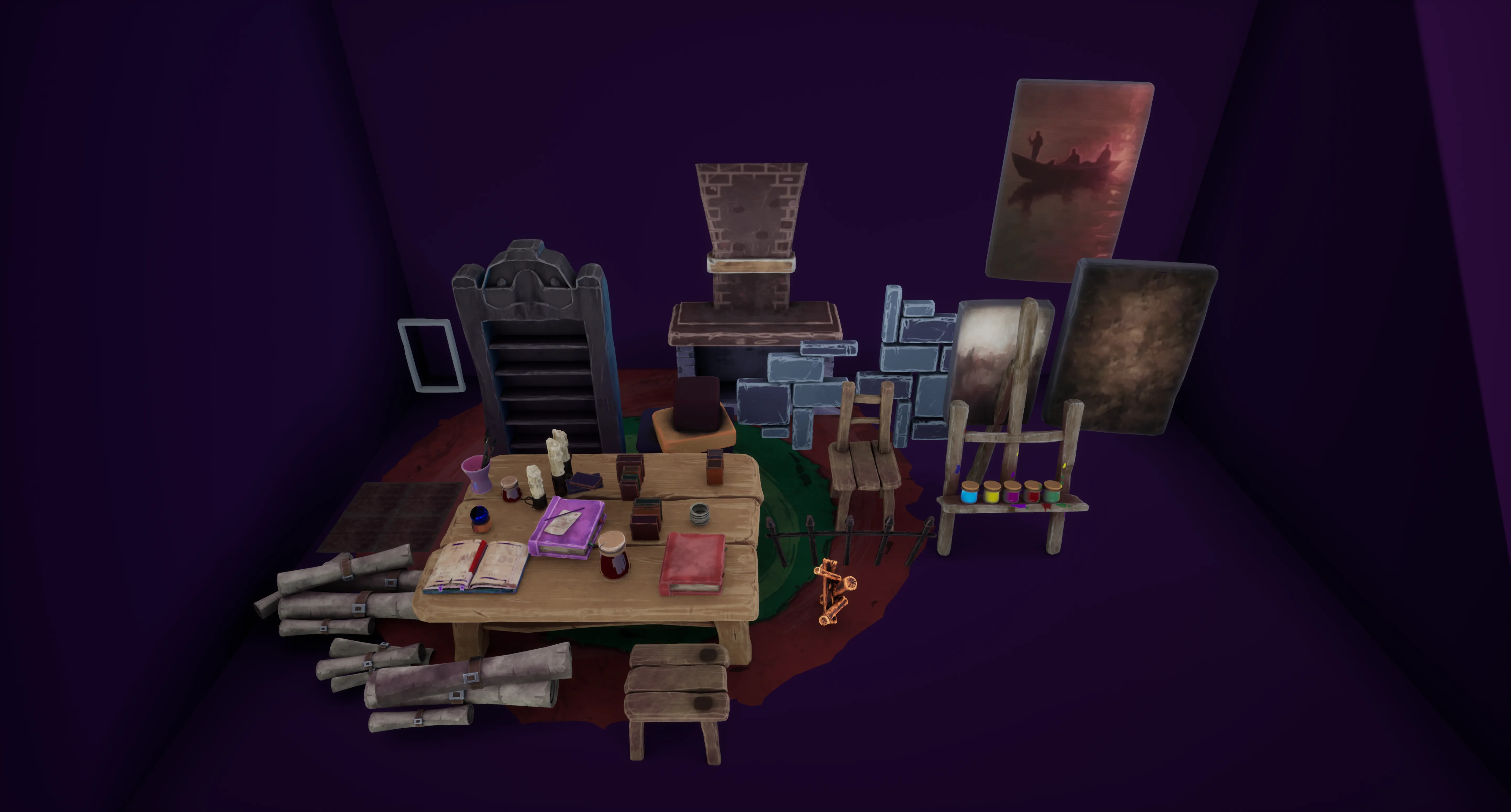 Stylized Wizard Room, image 8