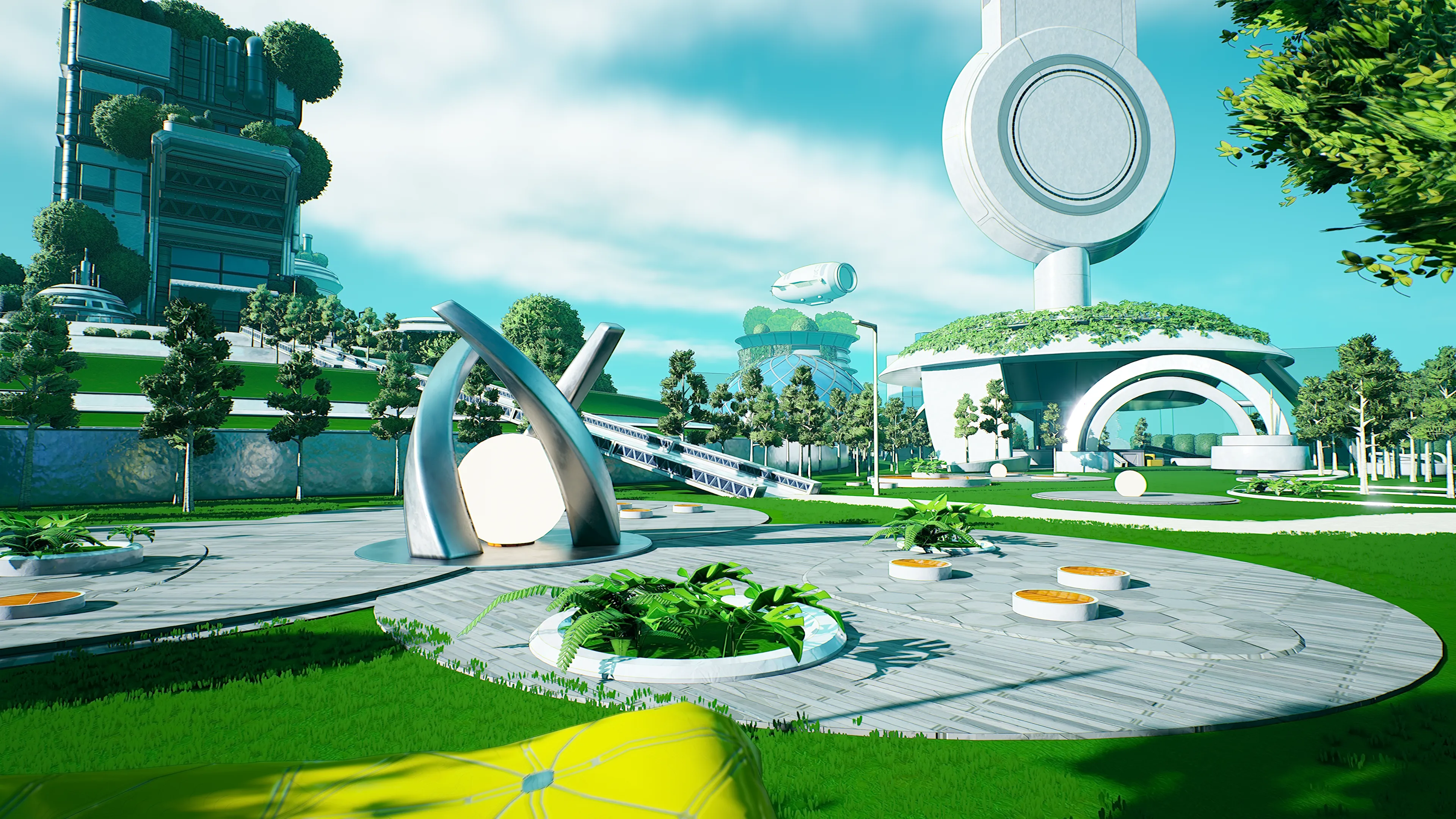 Stylized Solarpunk City, image 5