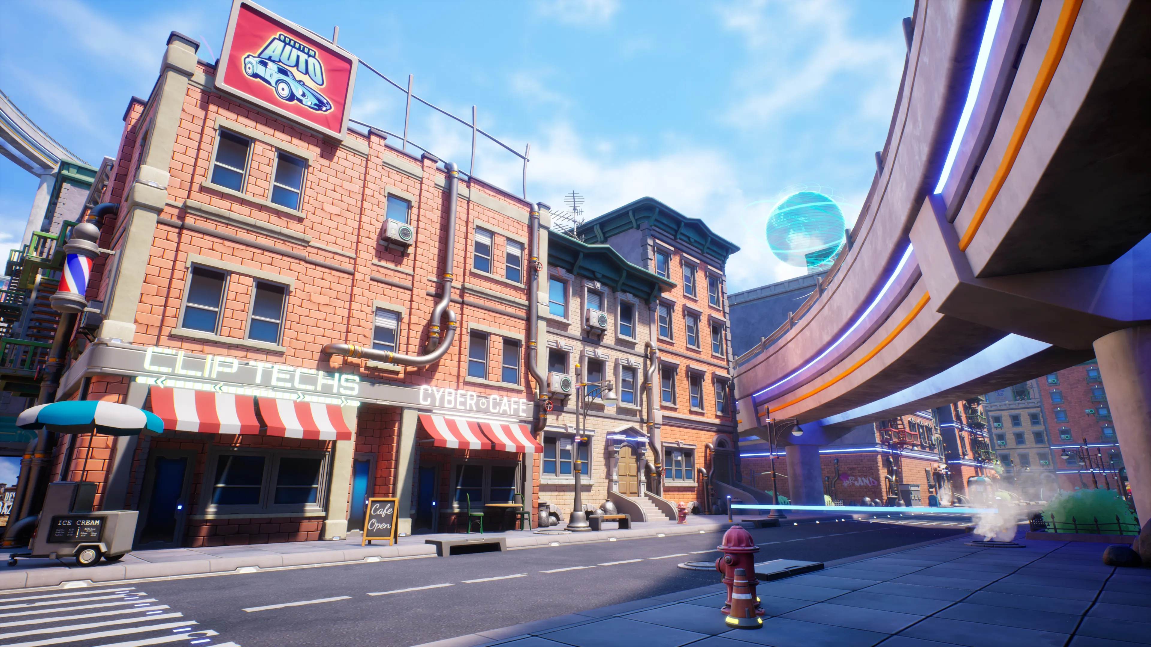 Stylized Sci-Fi Modern City, image 14