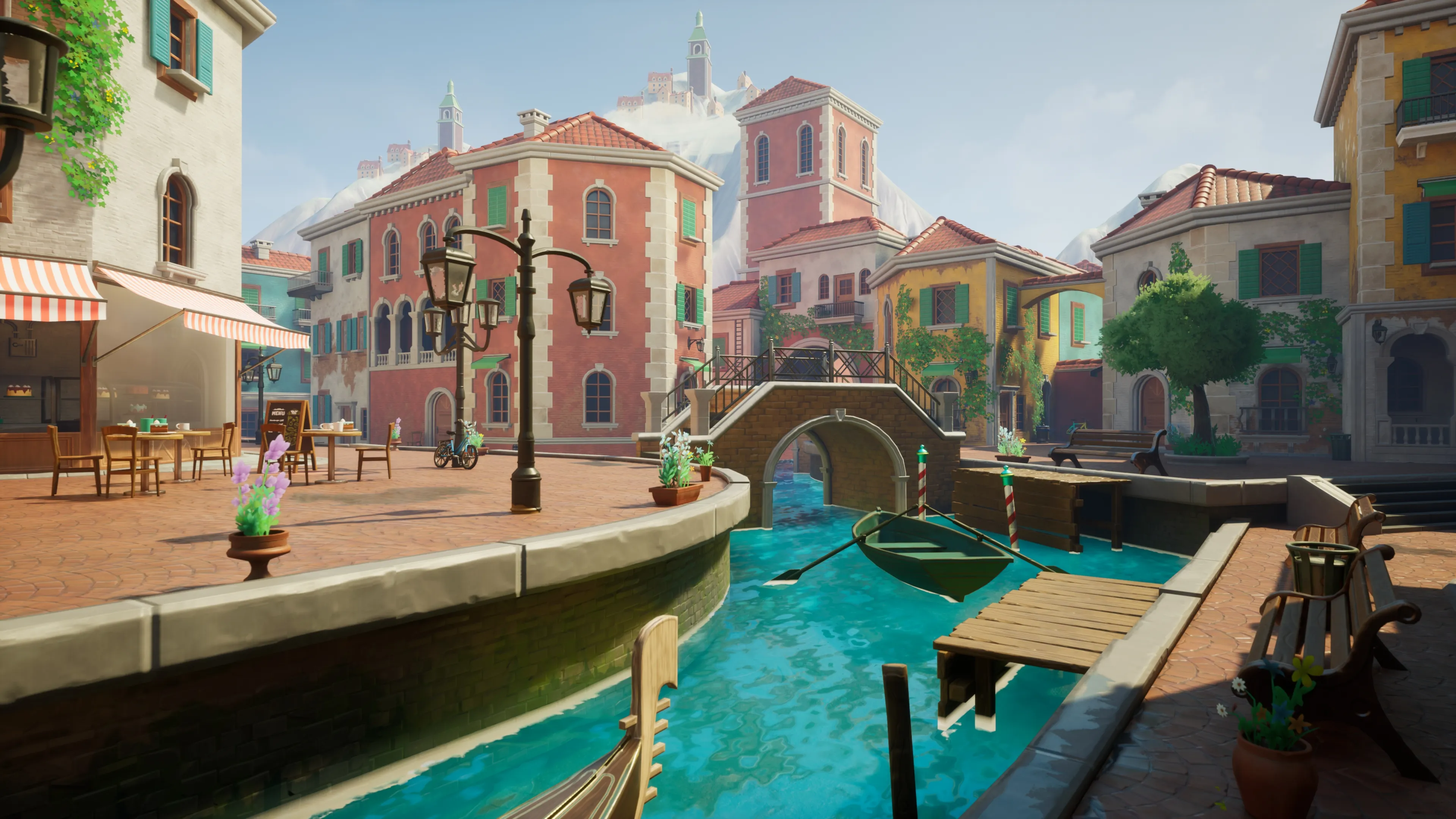 Stylized Italian Town, image 2