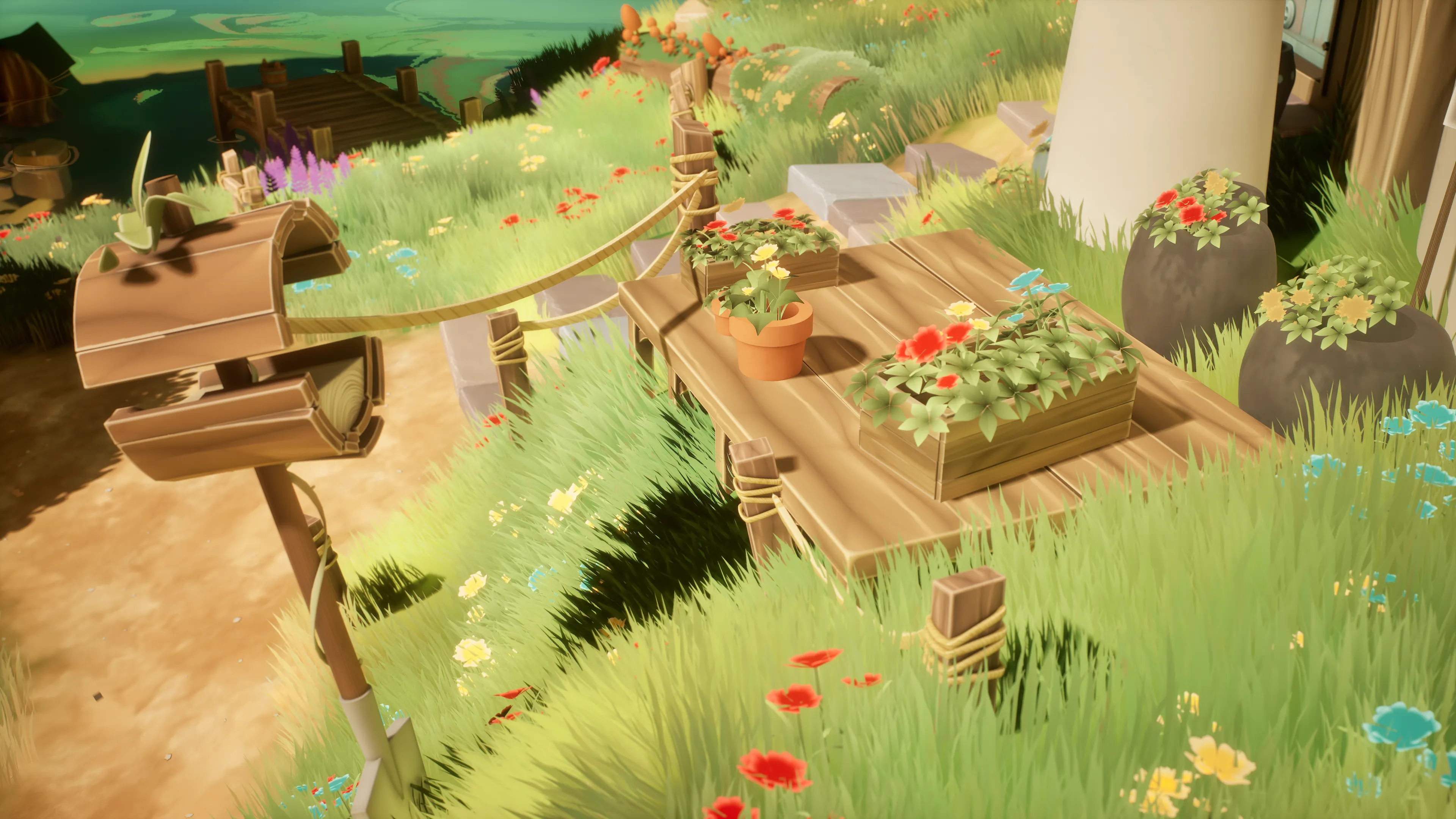 Stylized House Along River, image 5