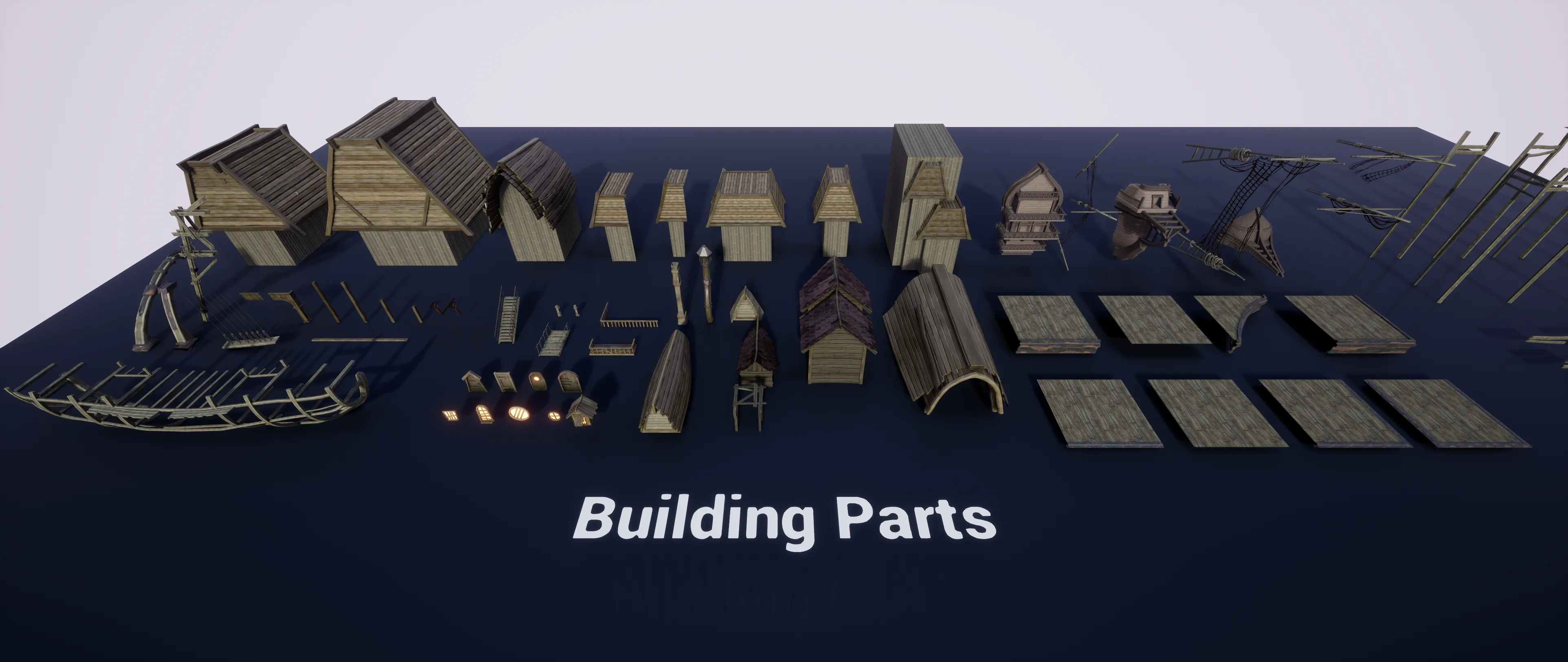Stylized Pirate Port City, image 14