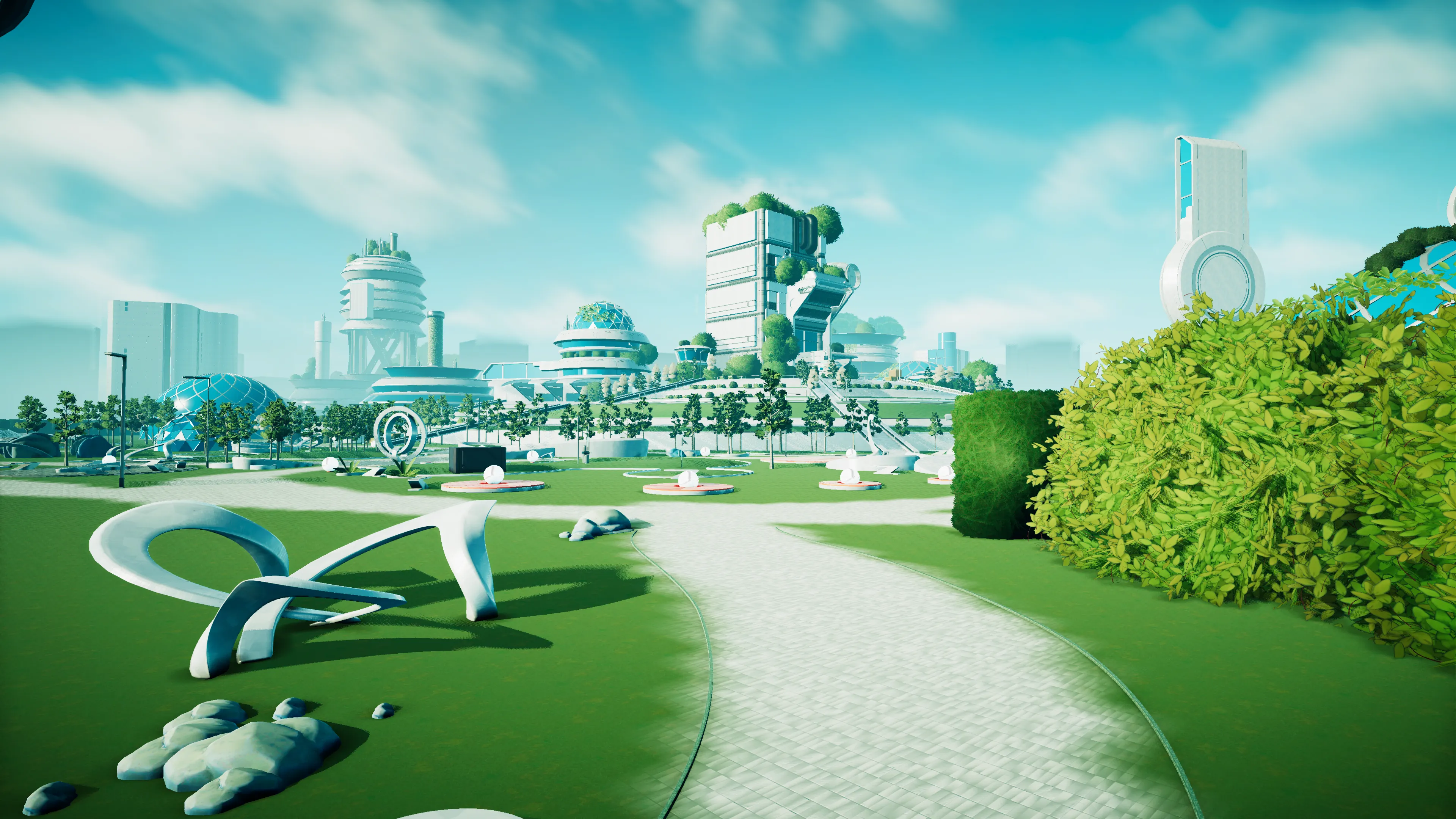 Stylized Solarpunk City, image 28