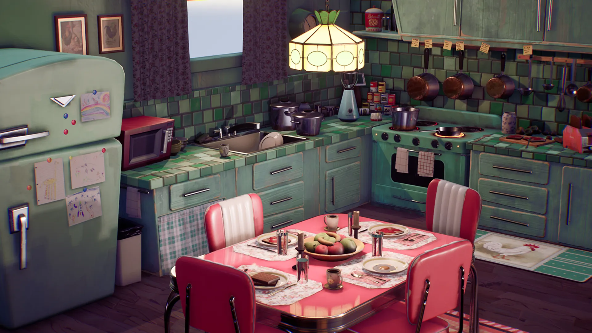 Stylized House Interior, image 3