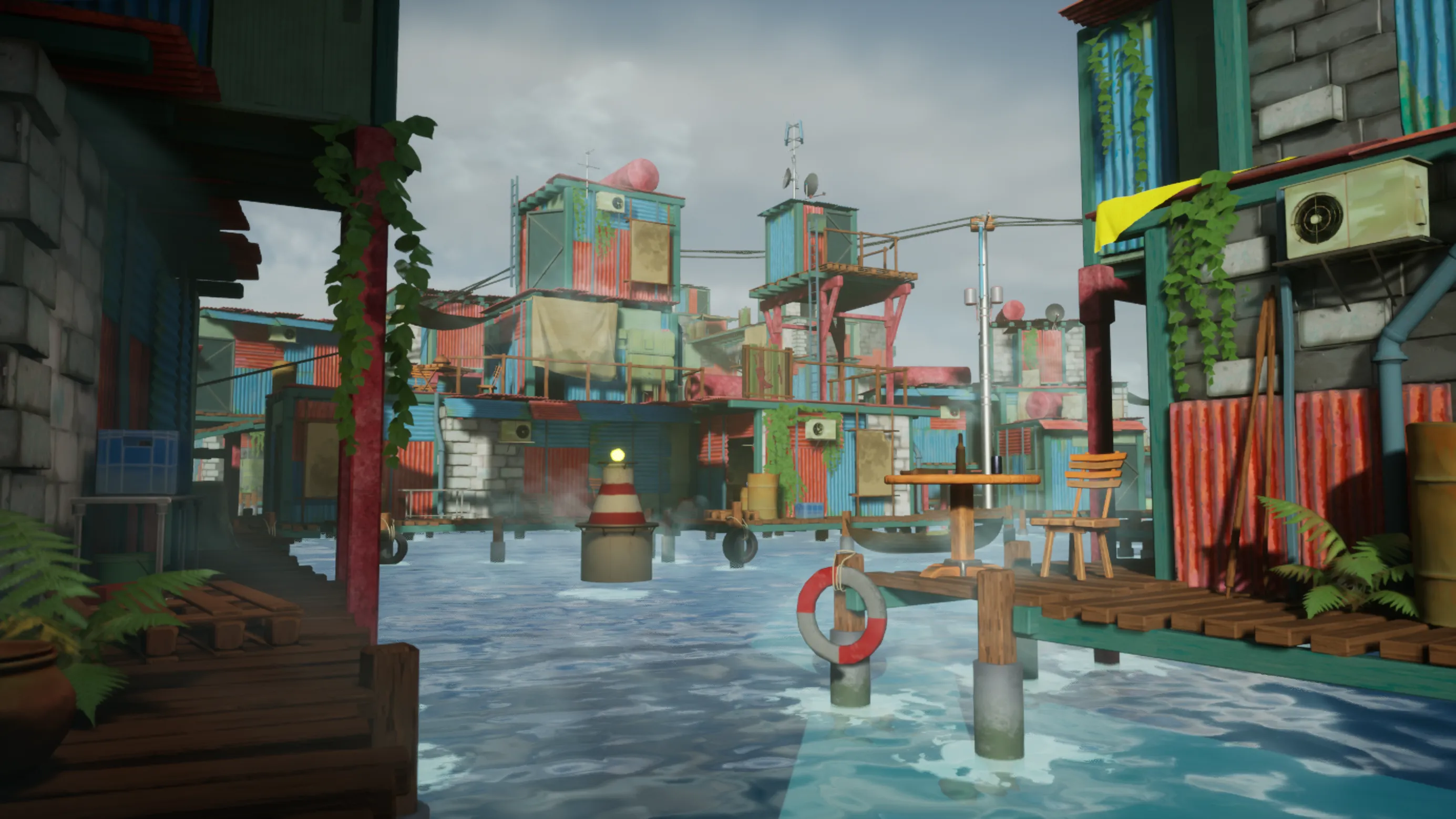Stylized Floating Slums, image 4