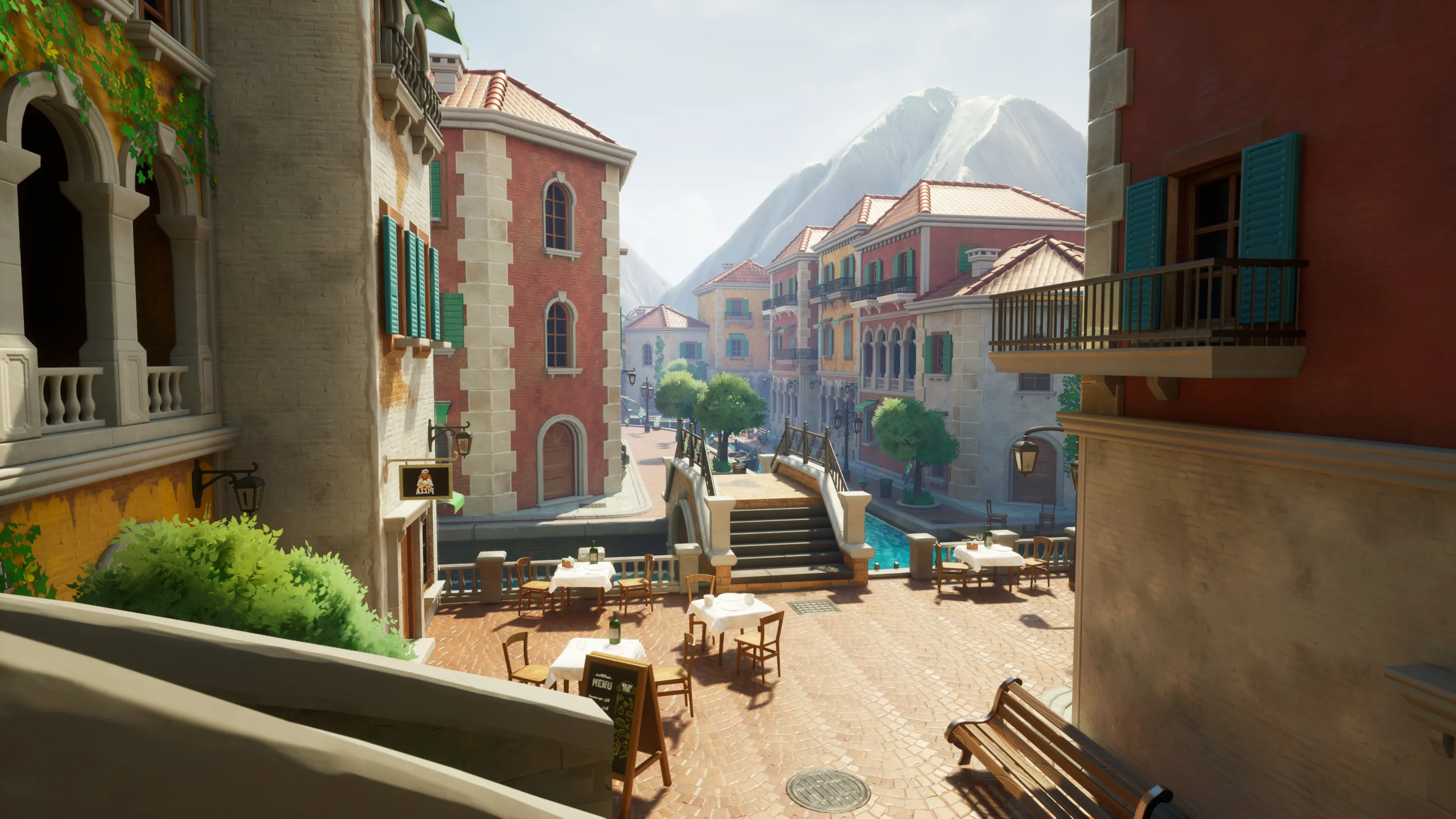 Stylized Italian Town, image 9