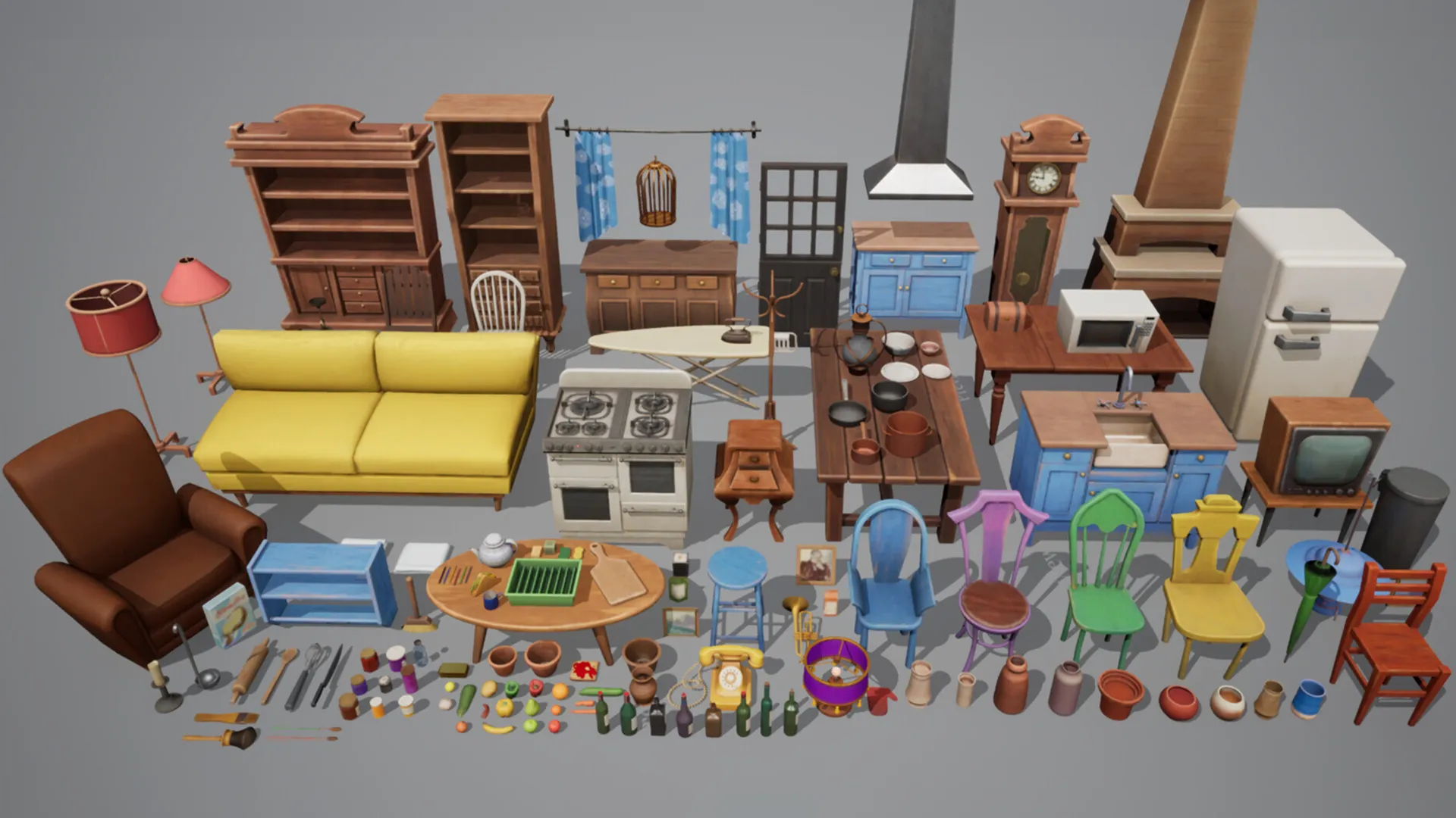 Stylized Countryside House, image 7