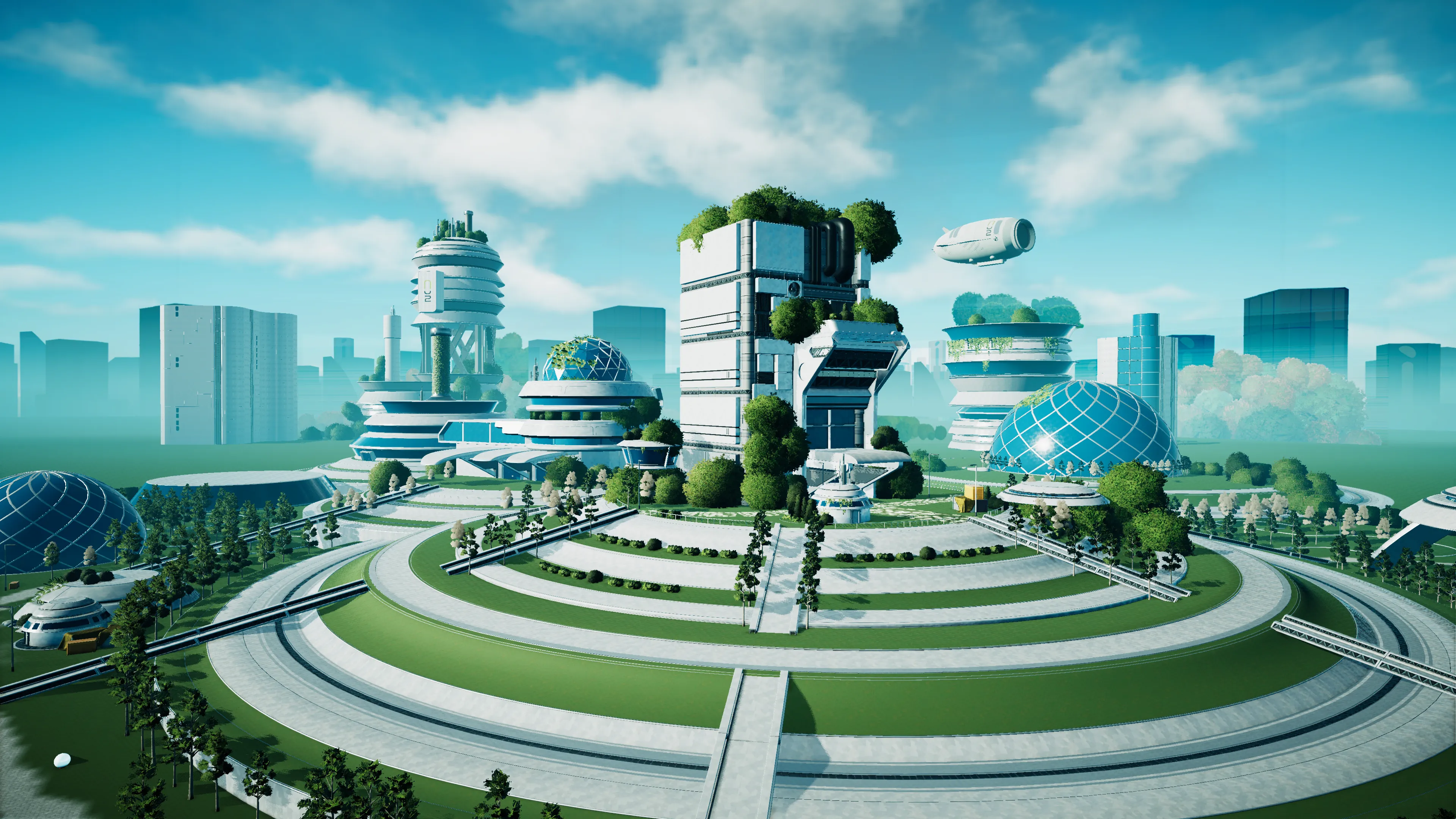 Stylized Solarpunk City, image 25