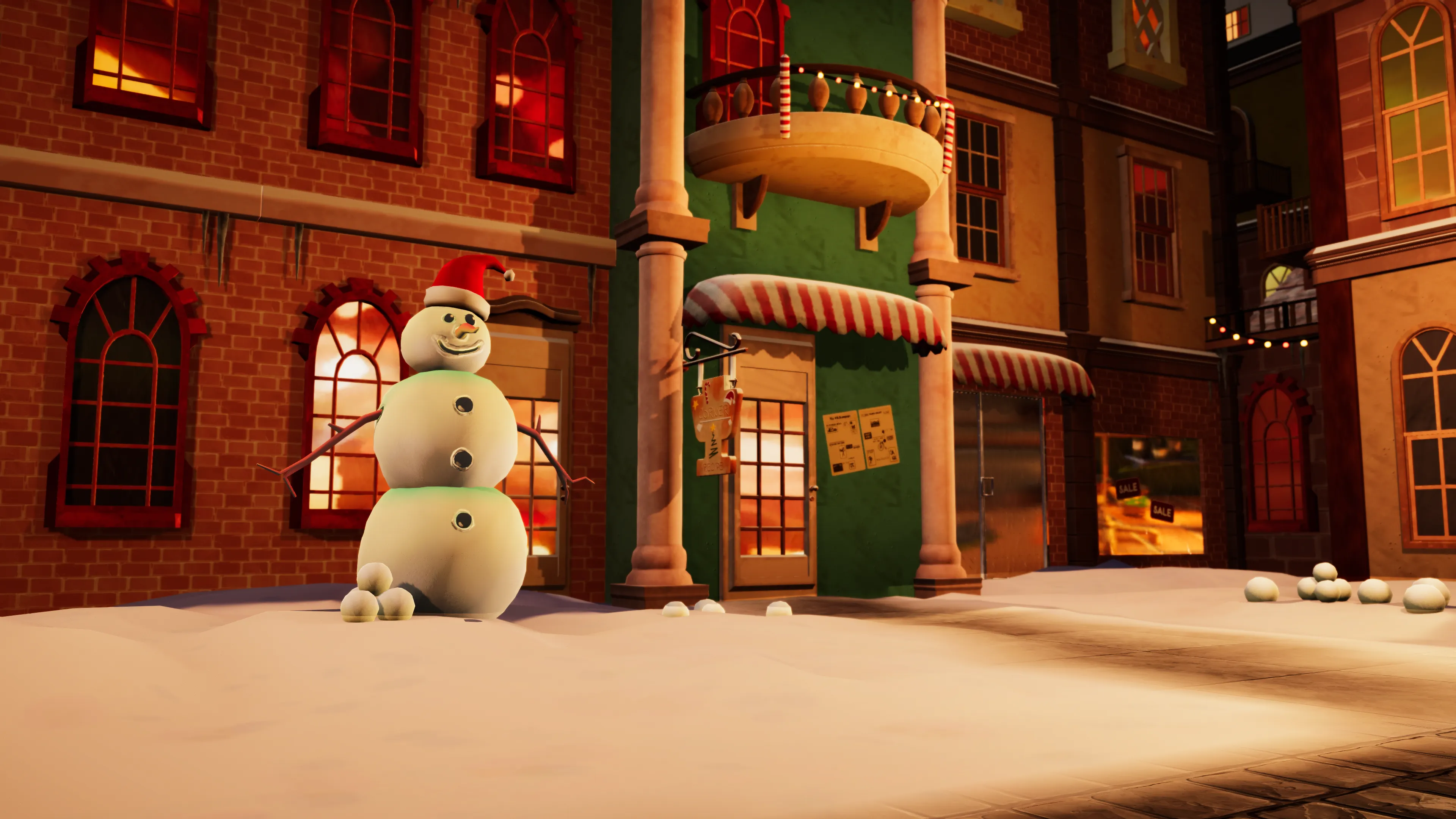Stylized Christmas Market, image 31