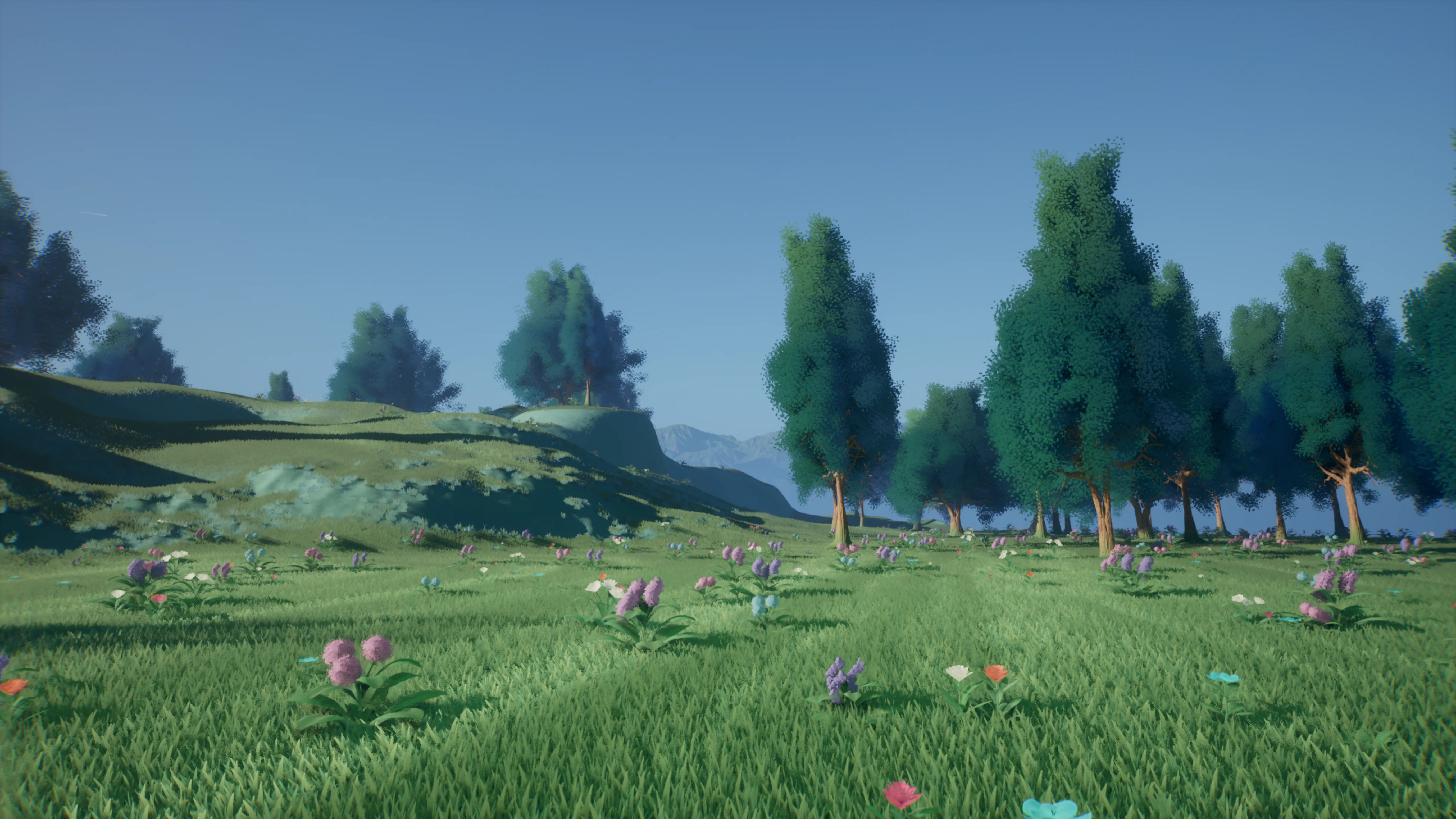 Stylized Azure Hillside, image 11
