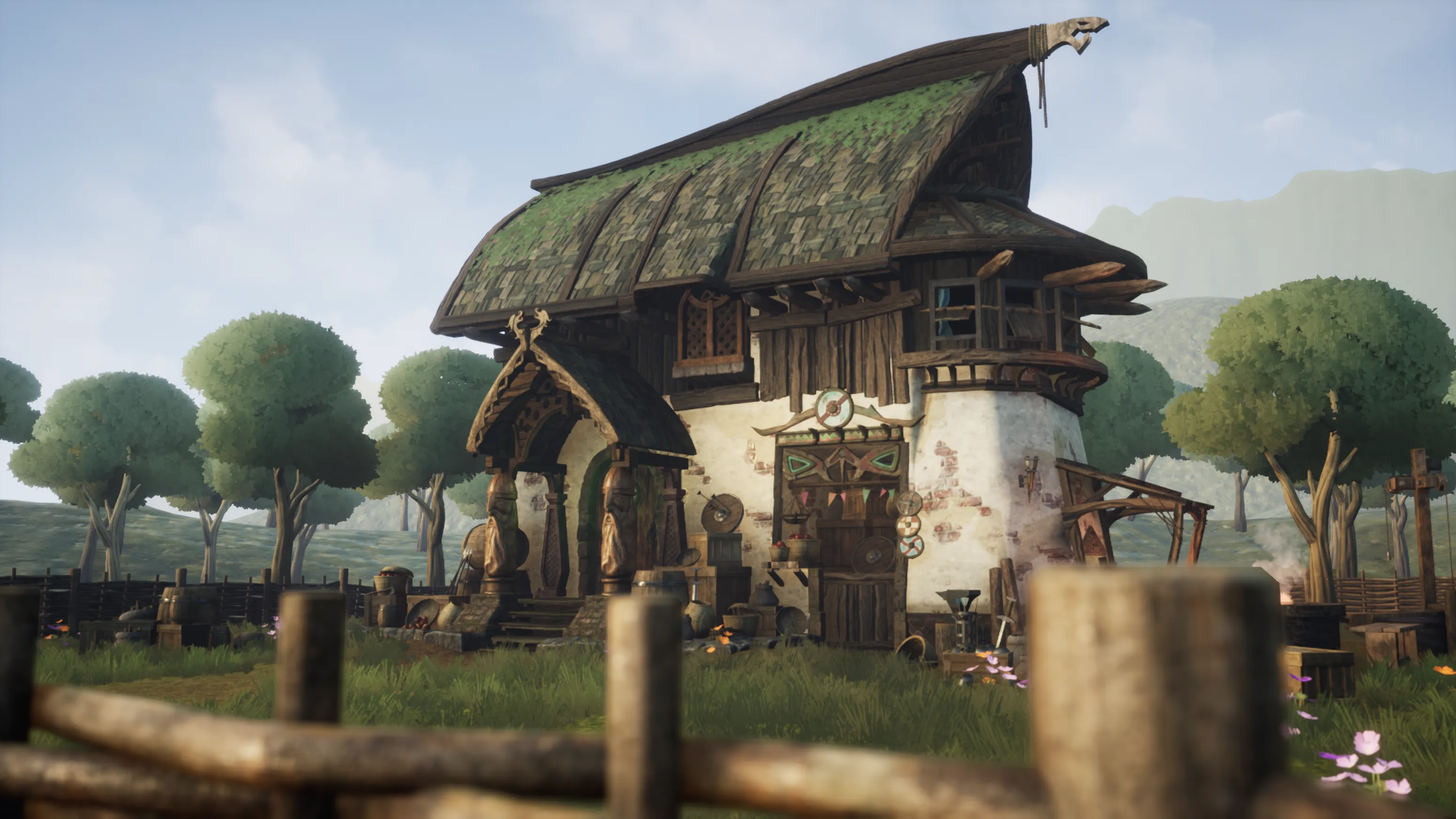 Stylized Viking Hut, image 7