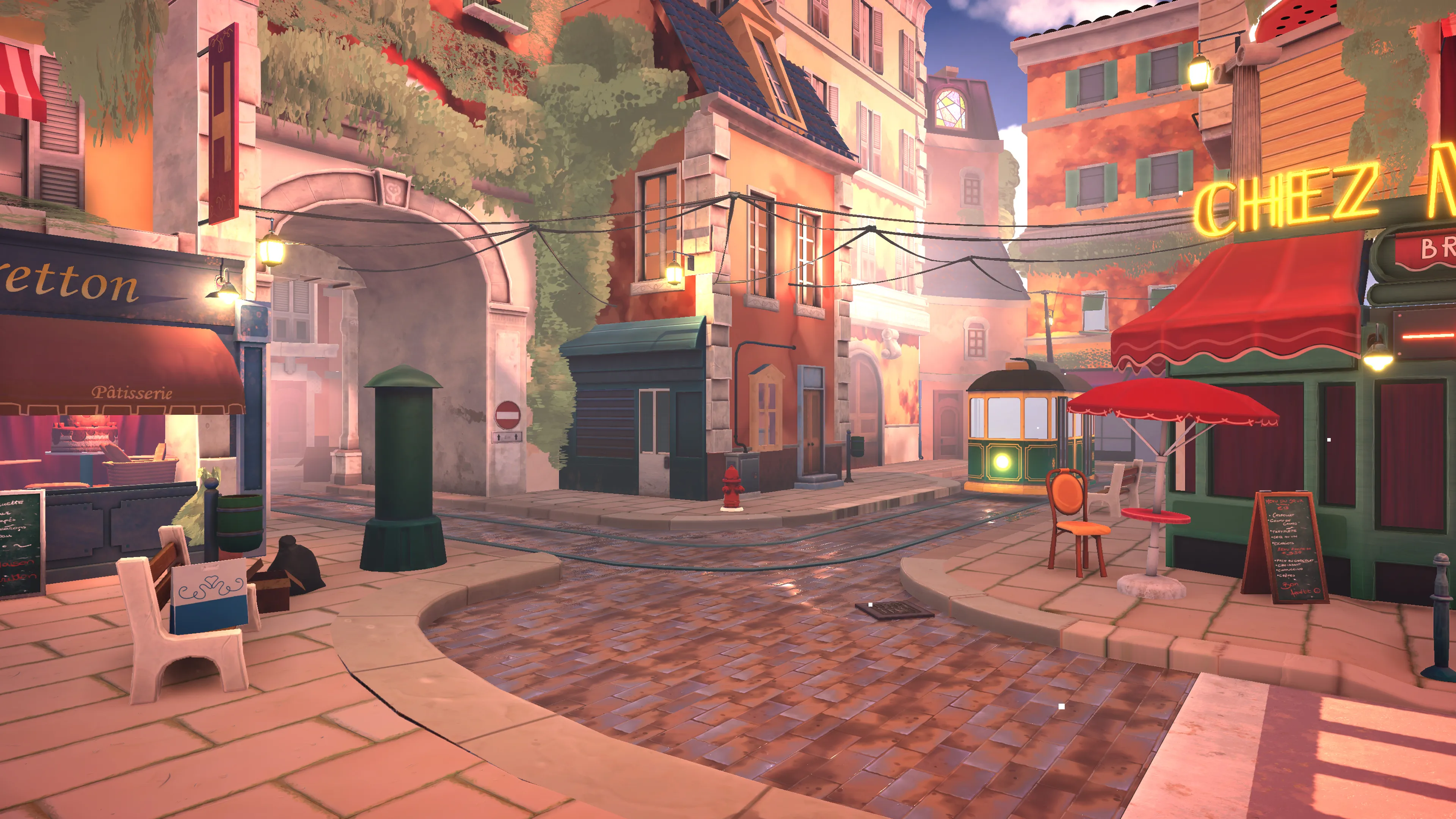 Stylized Paris Street, image 12