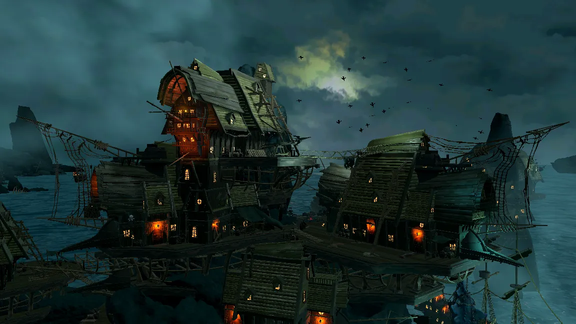 Stylized Pirate Port City, image 25