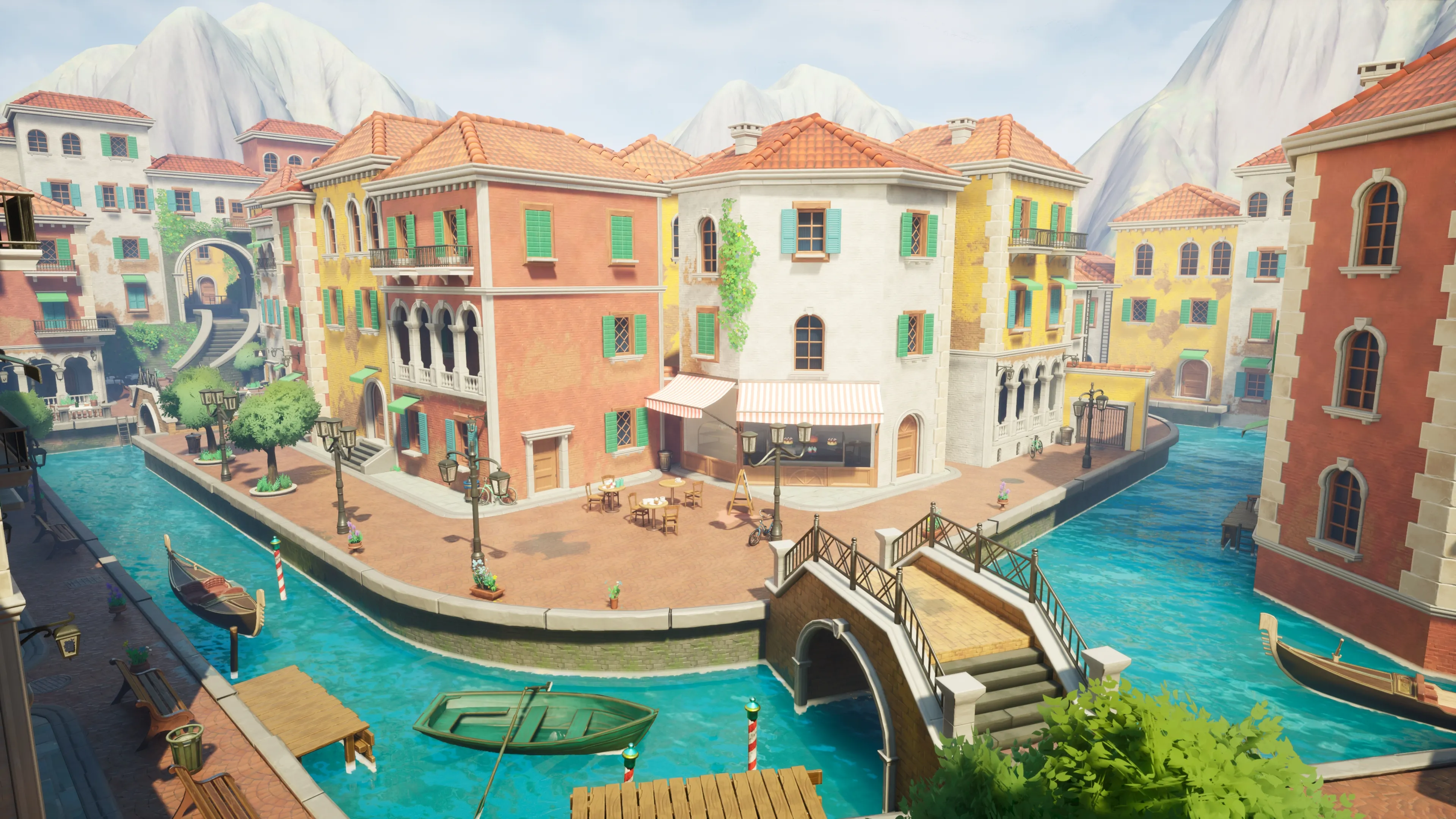 Stylized Italian Town, image 8