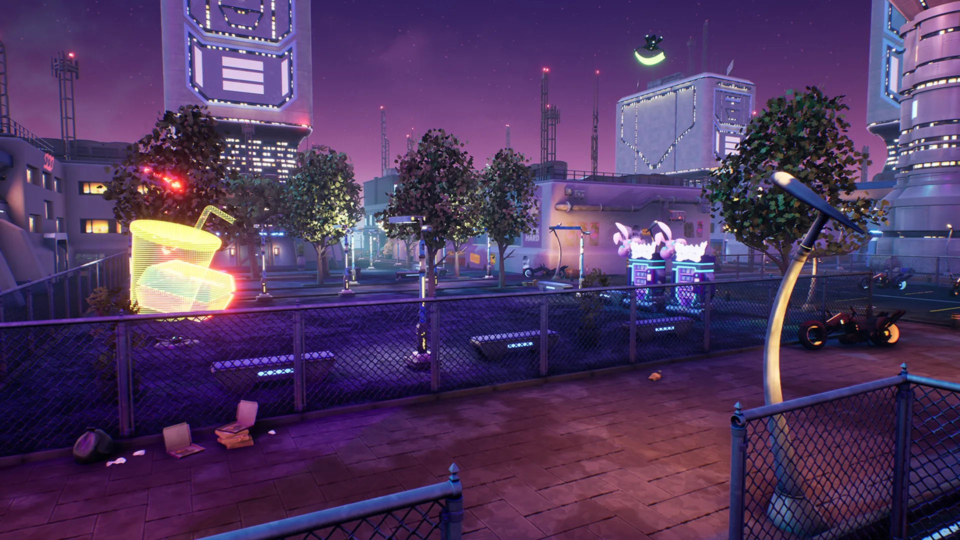 Stylized Cyberpunk Street, image 12