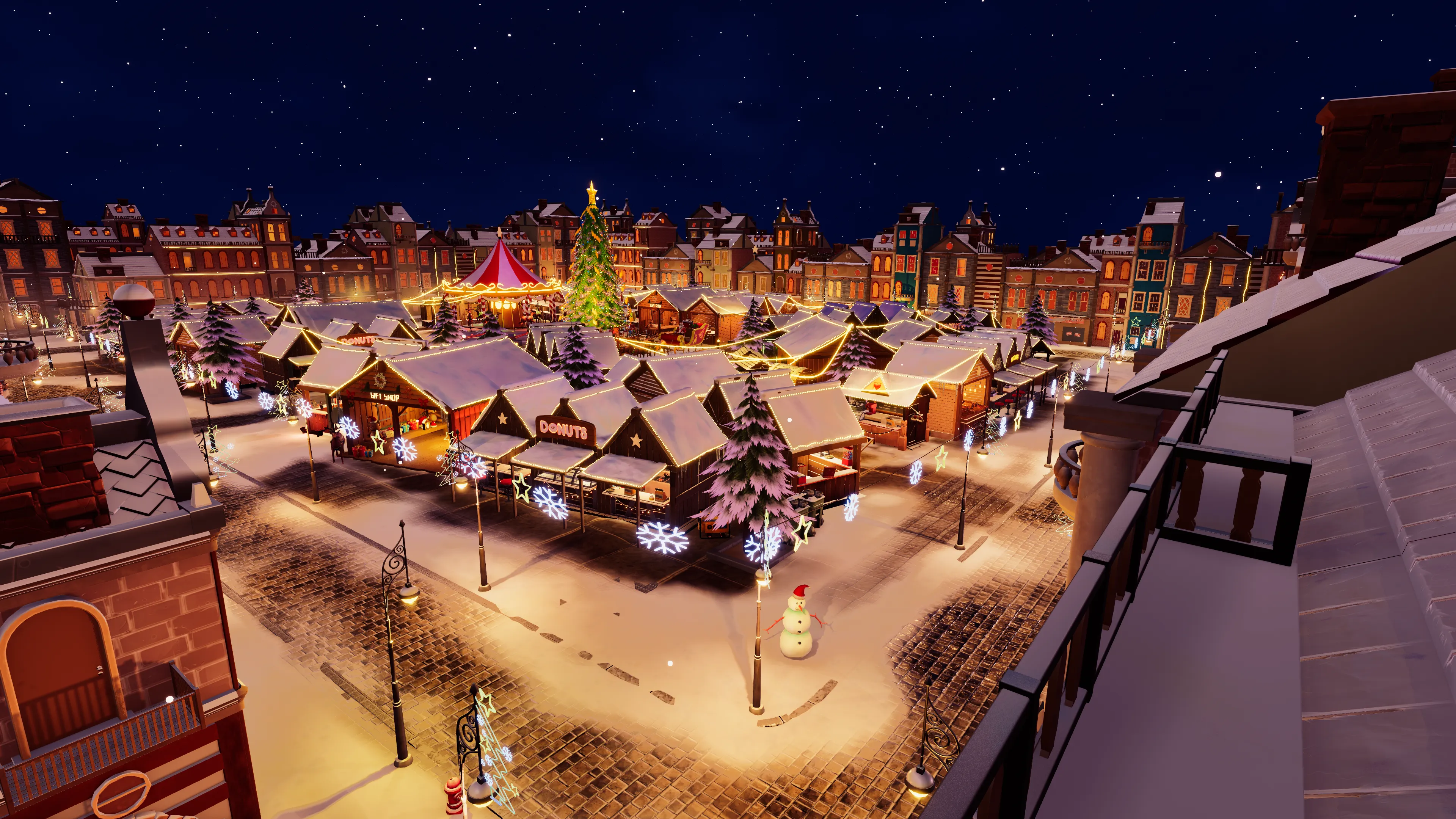 Stylized Christmas Market, image 20