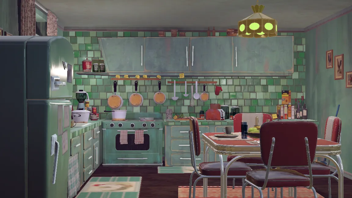 Stylized House Interior, image 14