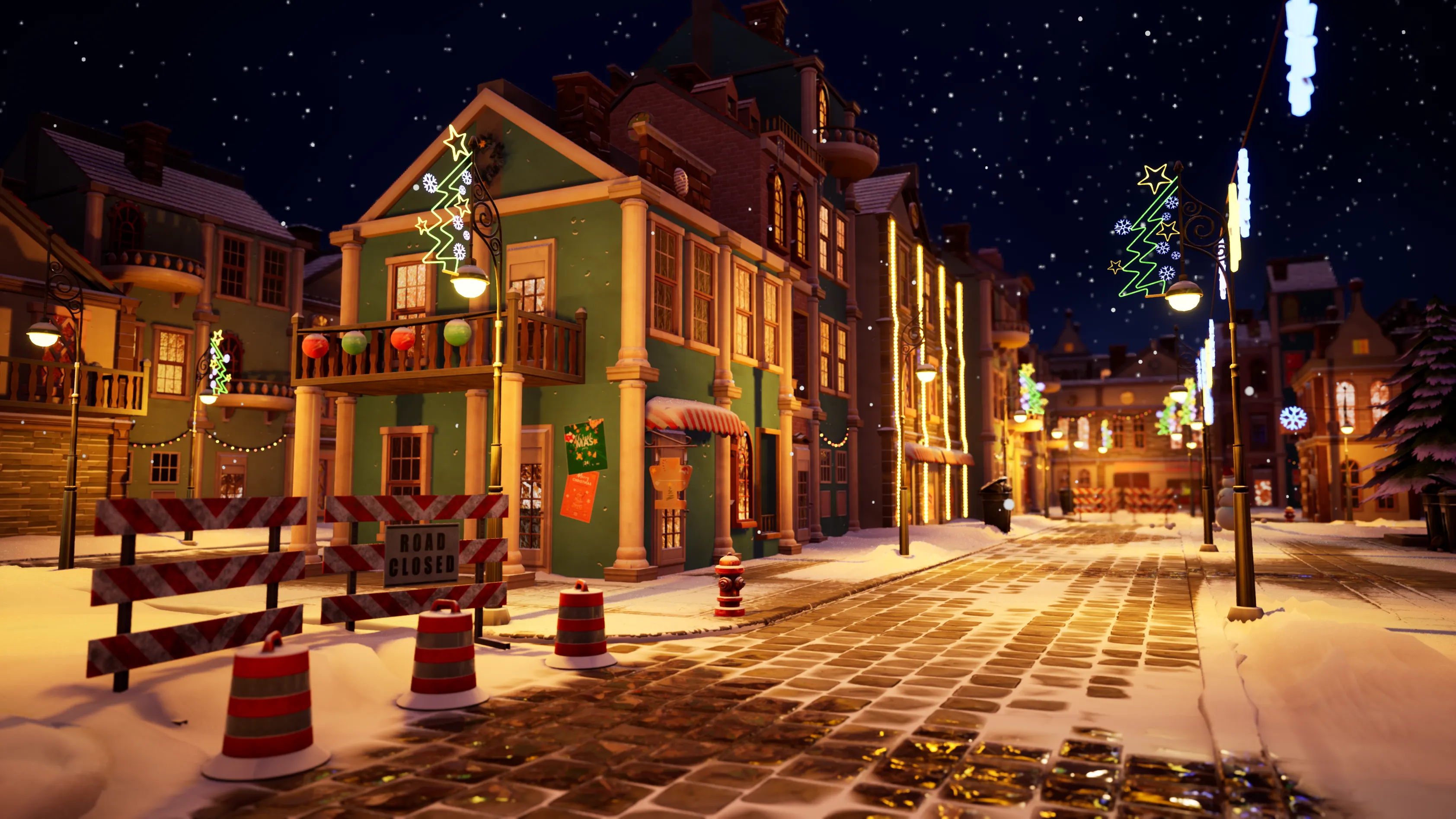 Stylized Christmas Market, image 9