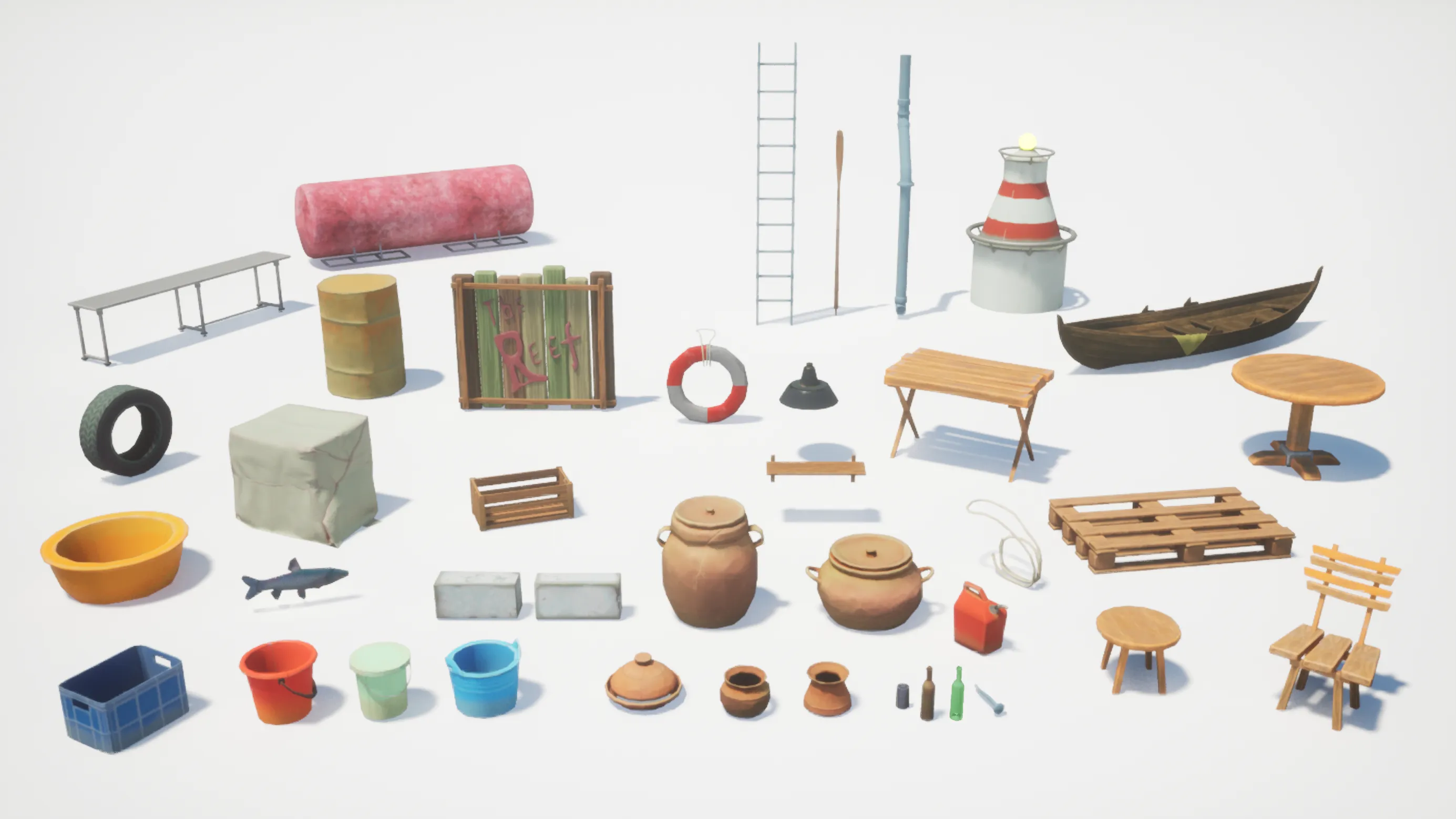 Stylized Floating Slums, image 14