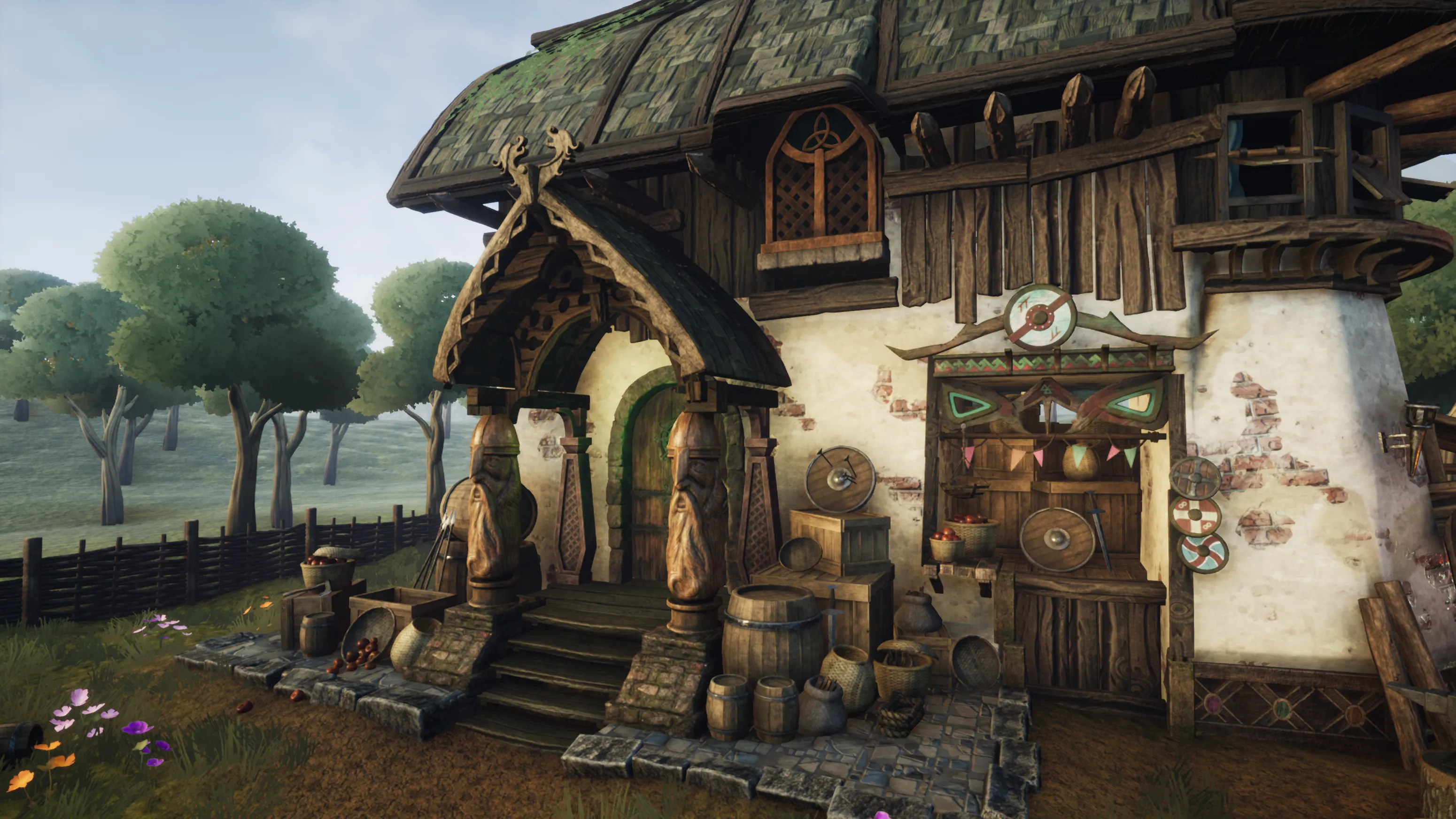 Stylized Viking Hut, image 4