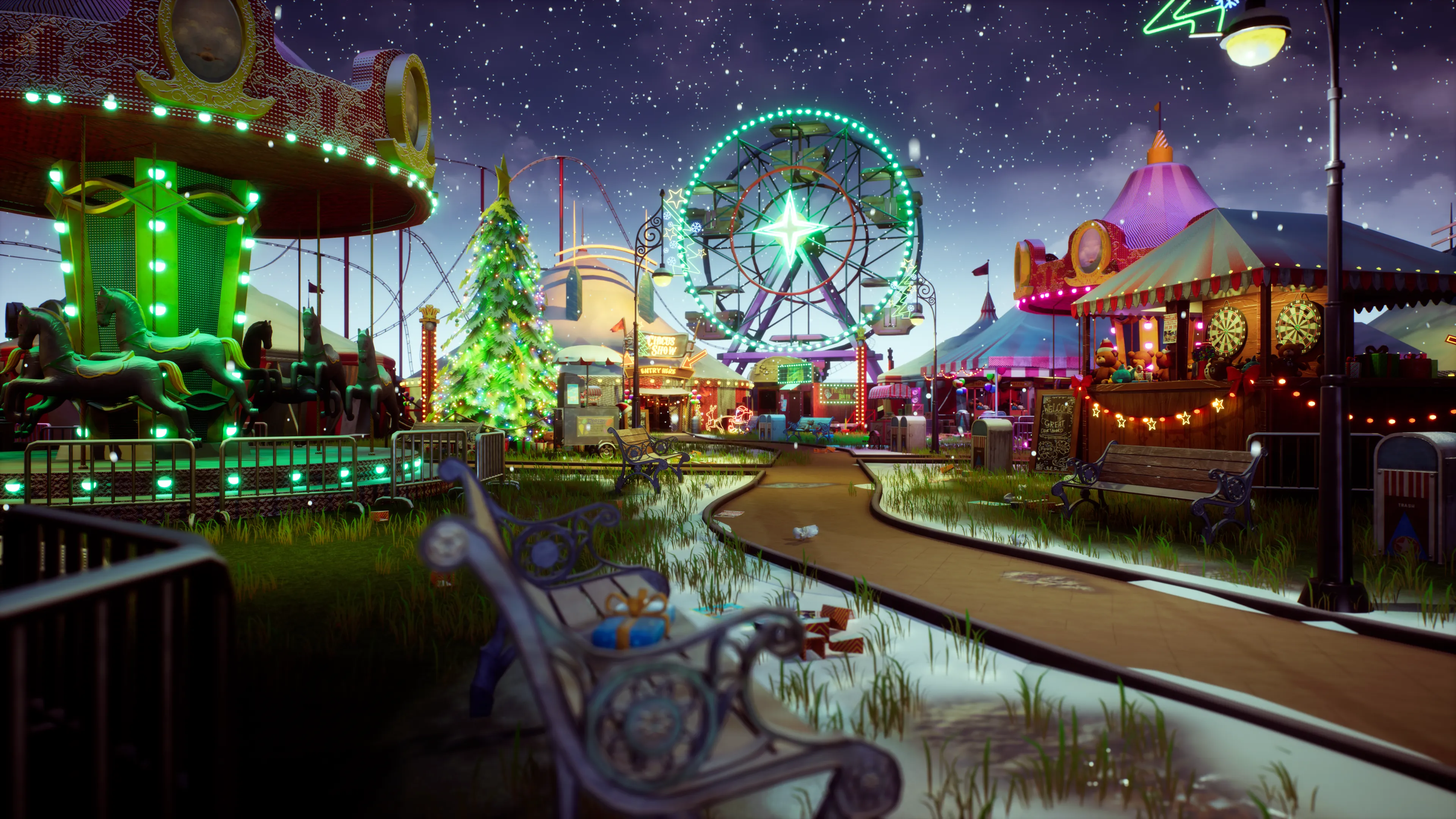 Stylized Christmas Amusement, image 2