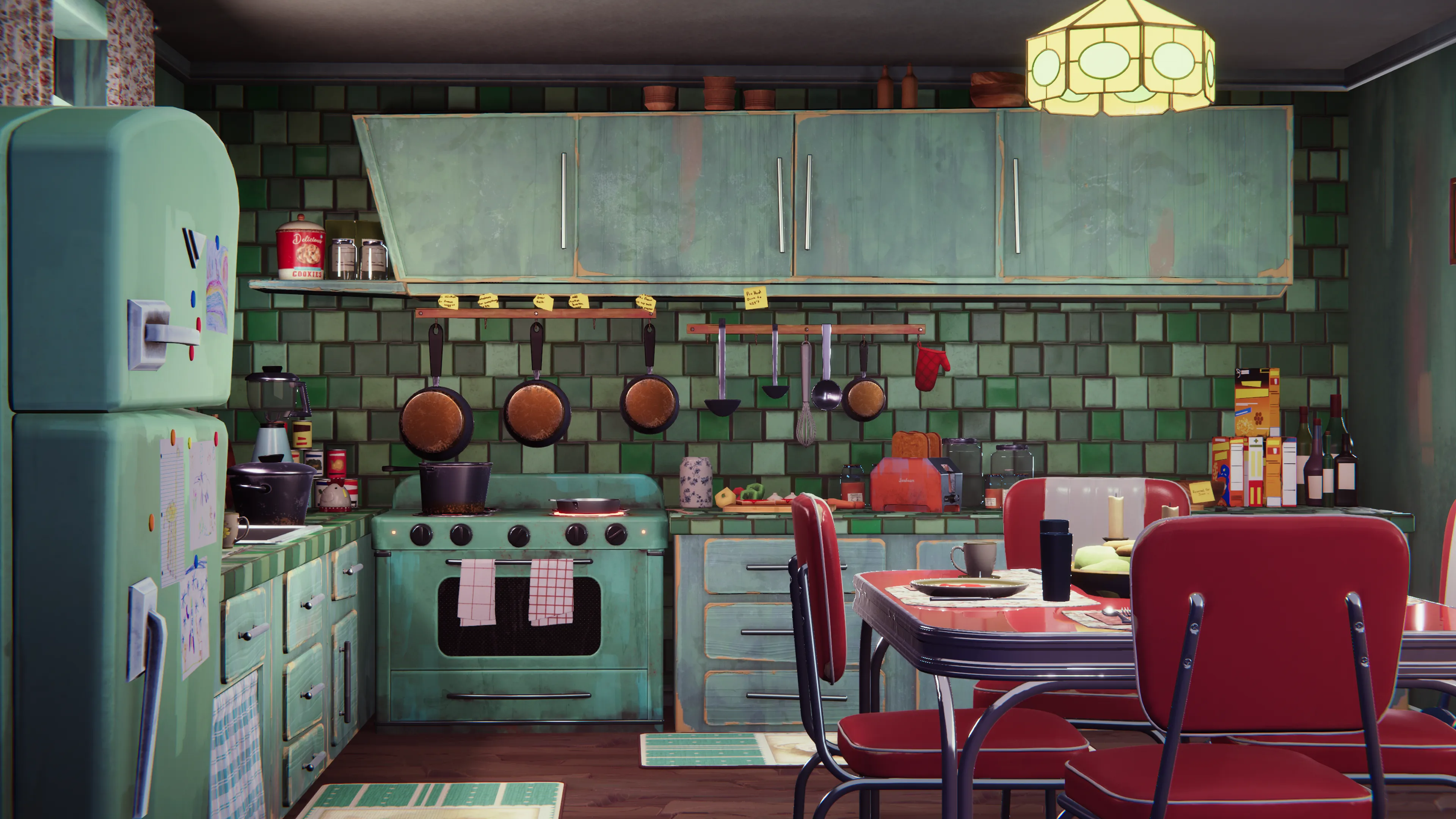 Stylized House Interior, image 26