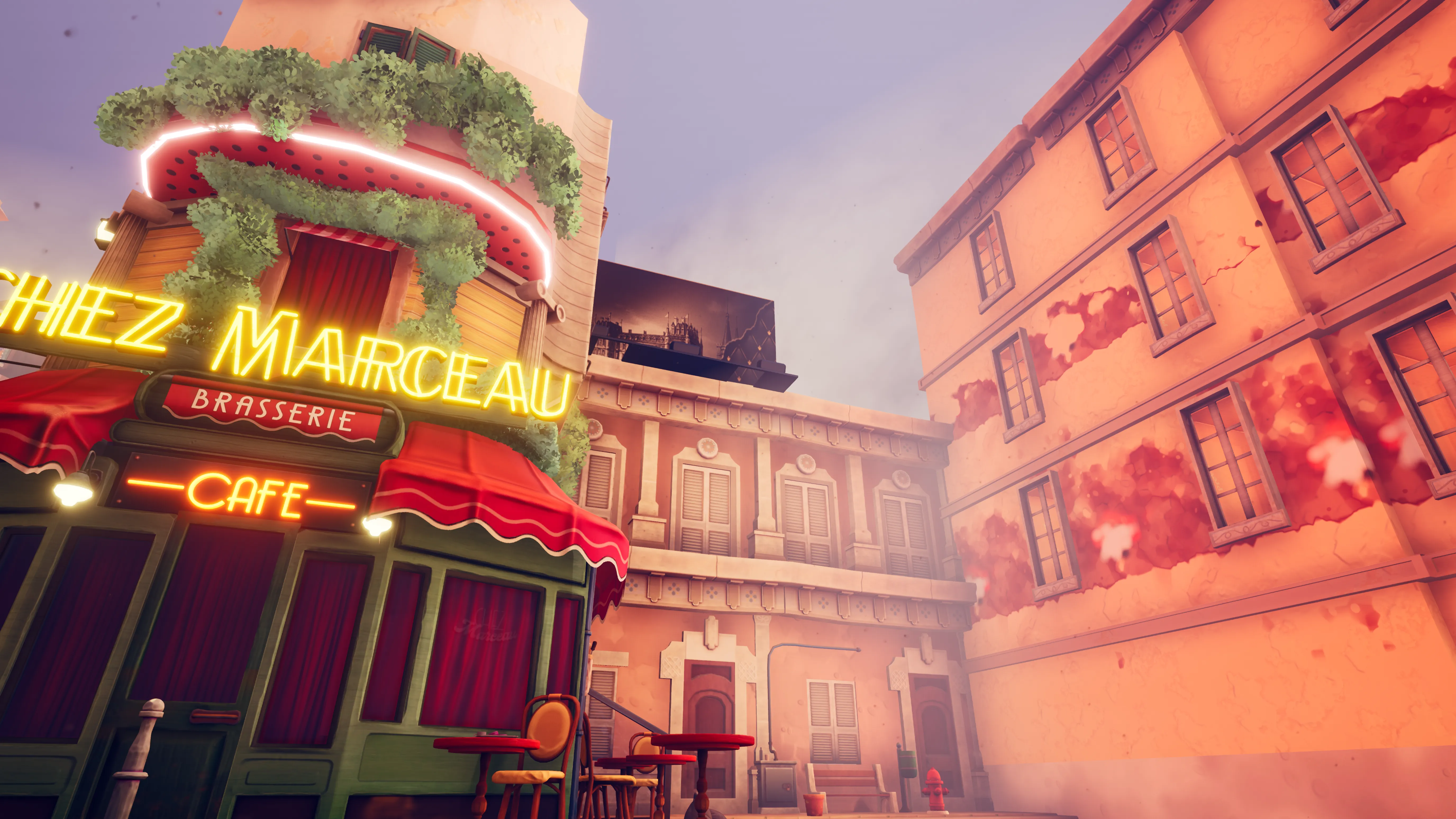 Stylized Paris Street, image 6