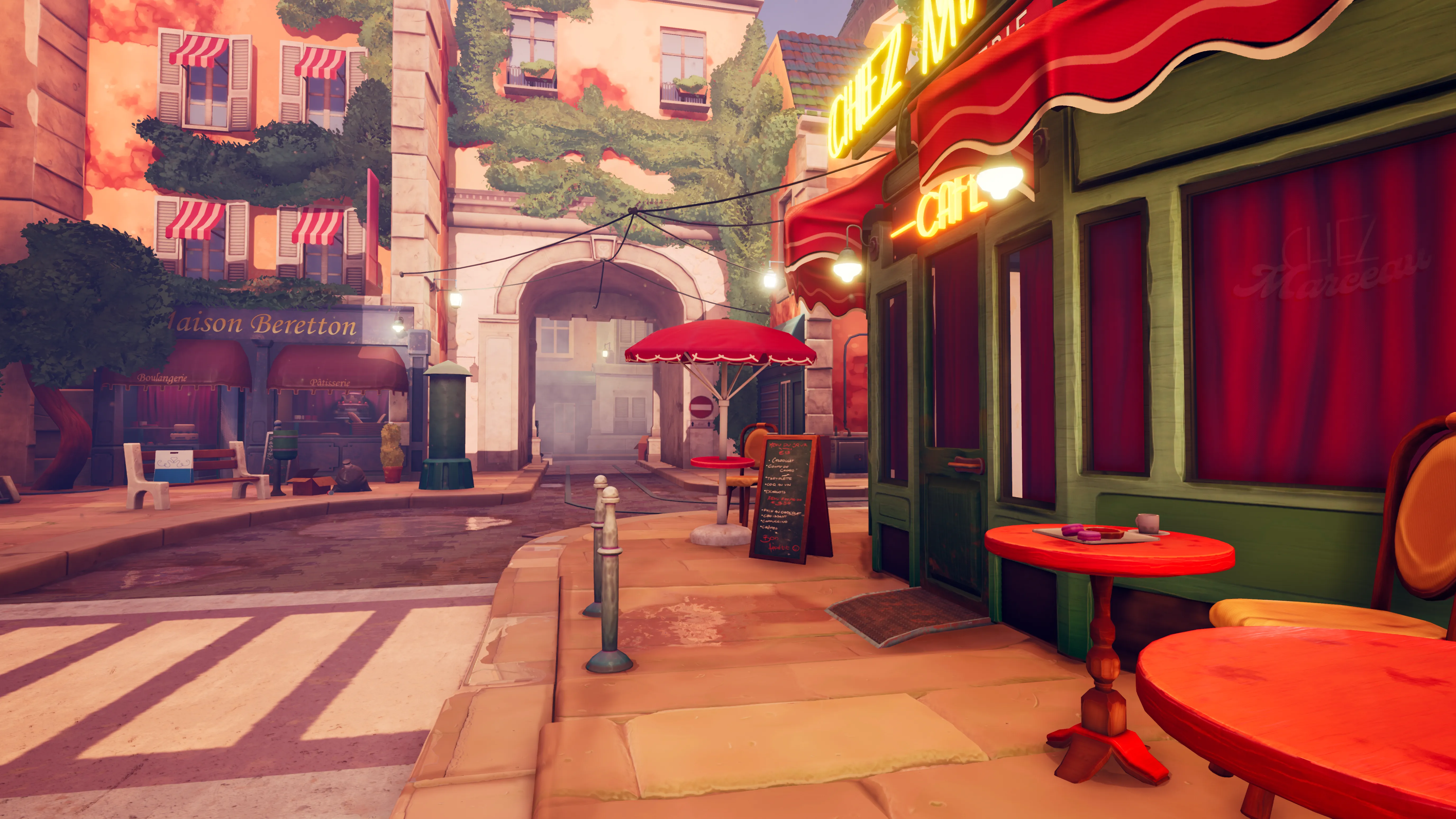 Stylized Paris Street, image 3