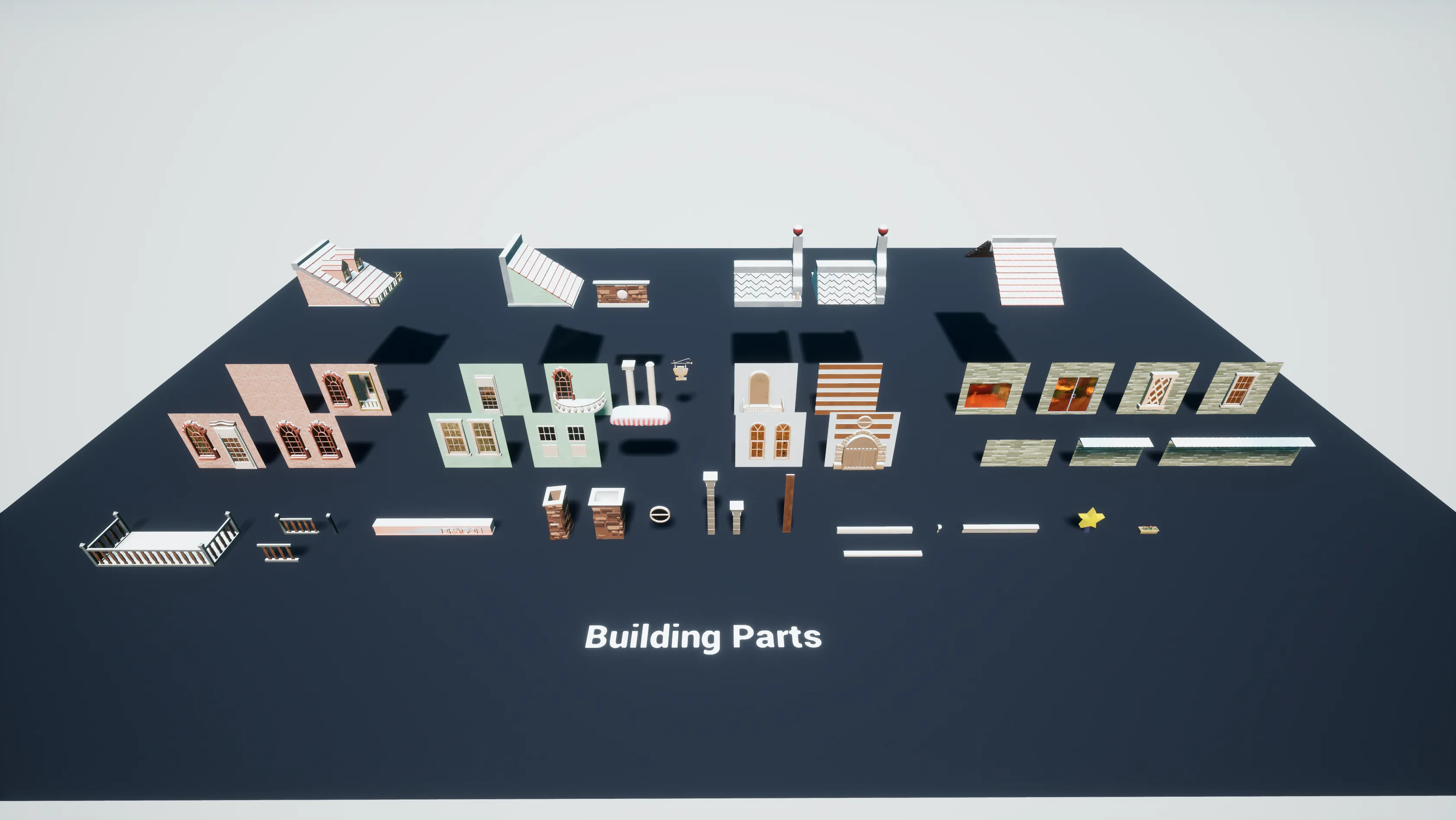 Stylized Christmas Market, image 17