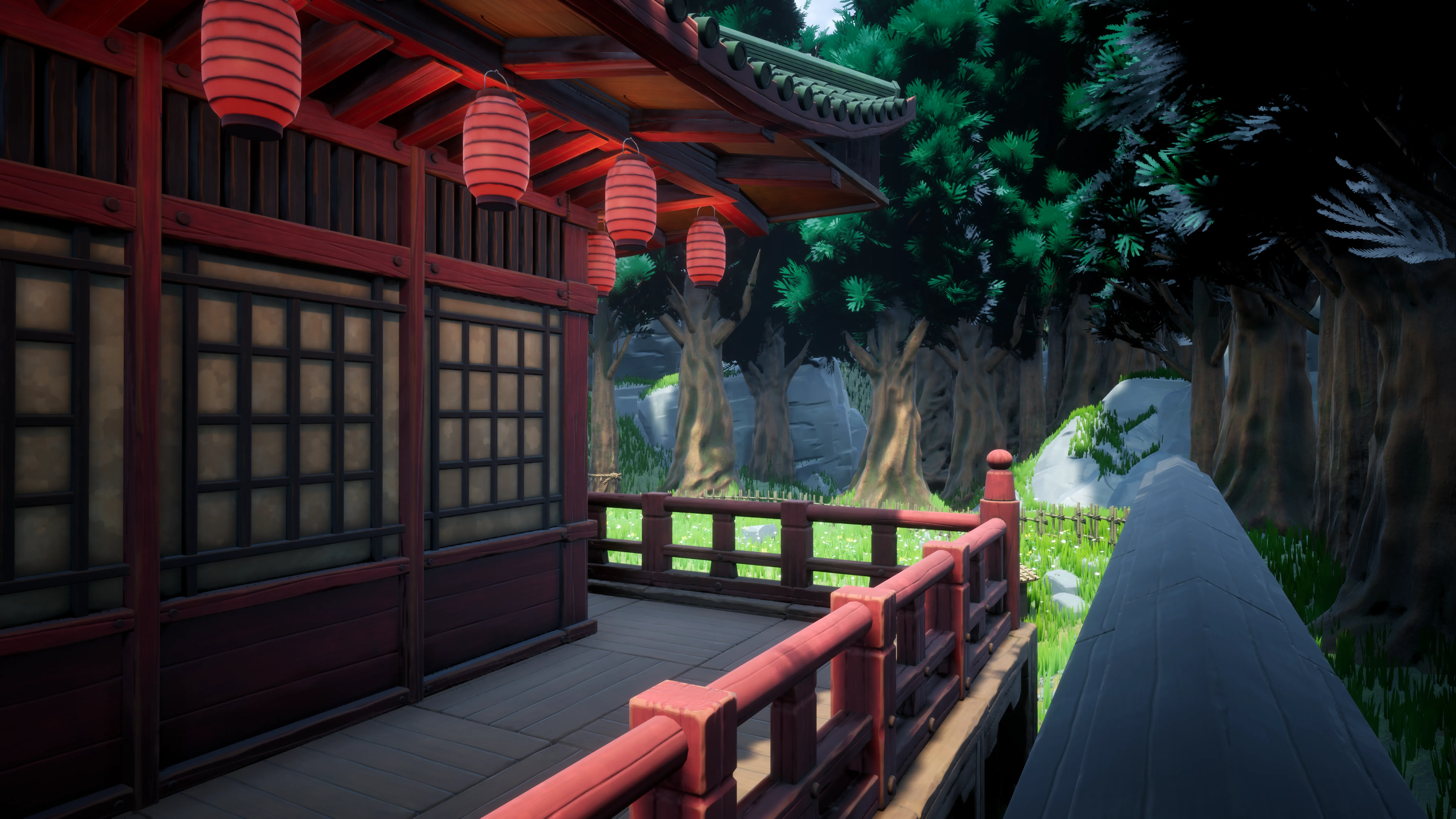 Stylized Japanese Shrine, image 10