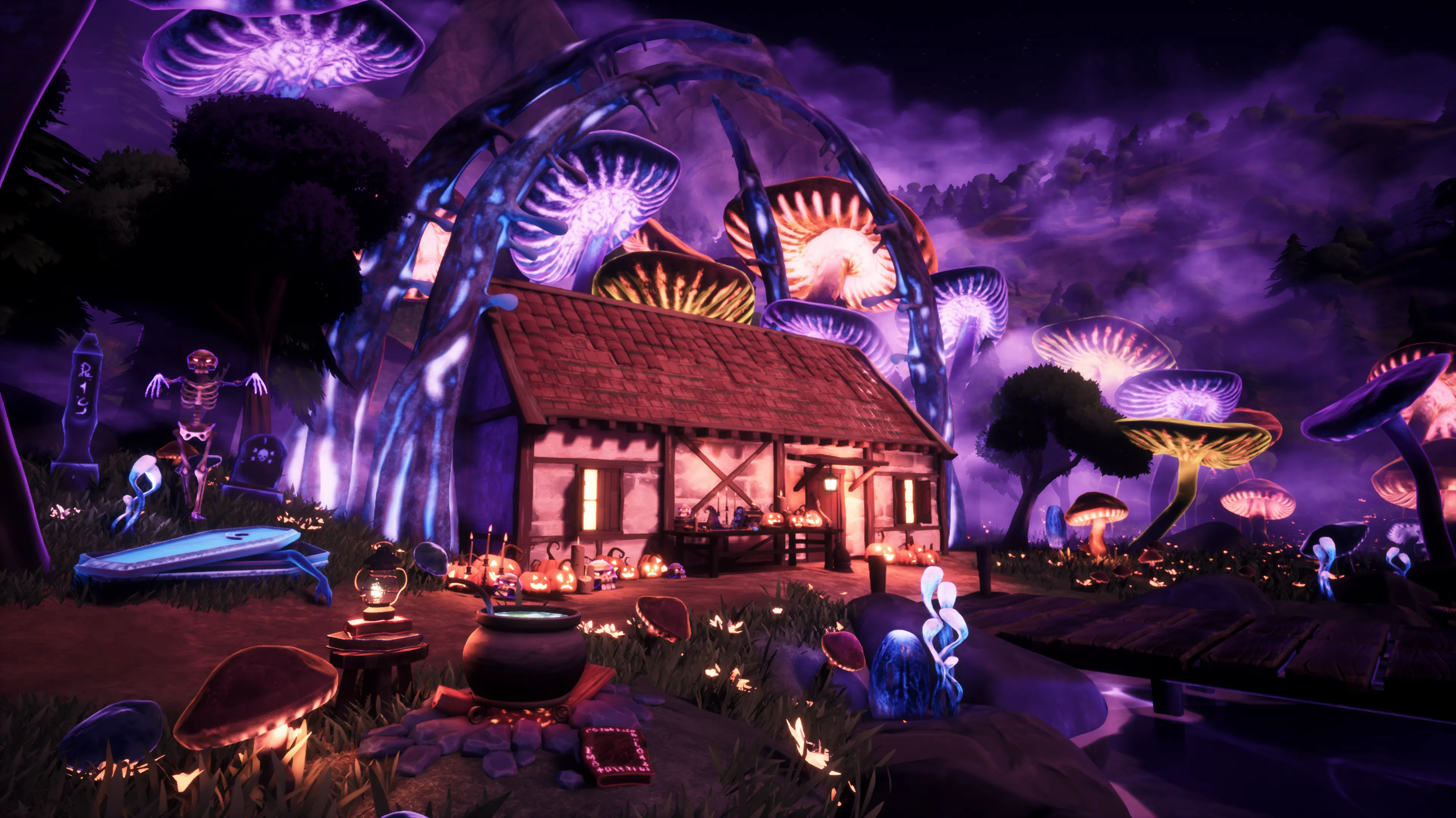 Stylized Halloween Village, image 13