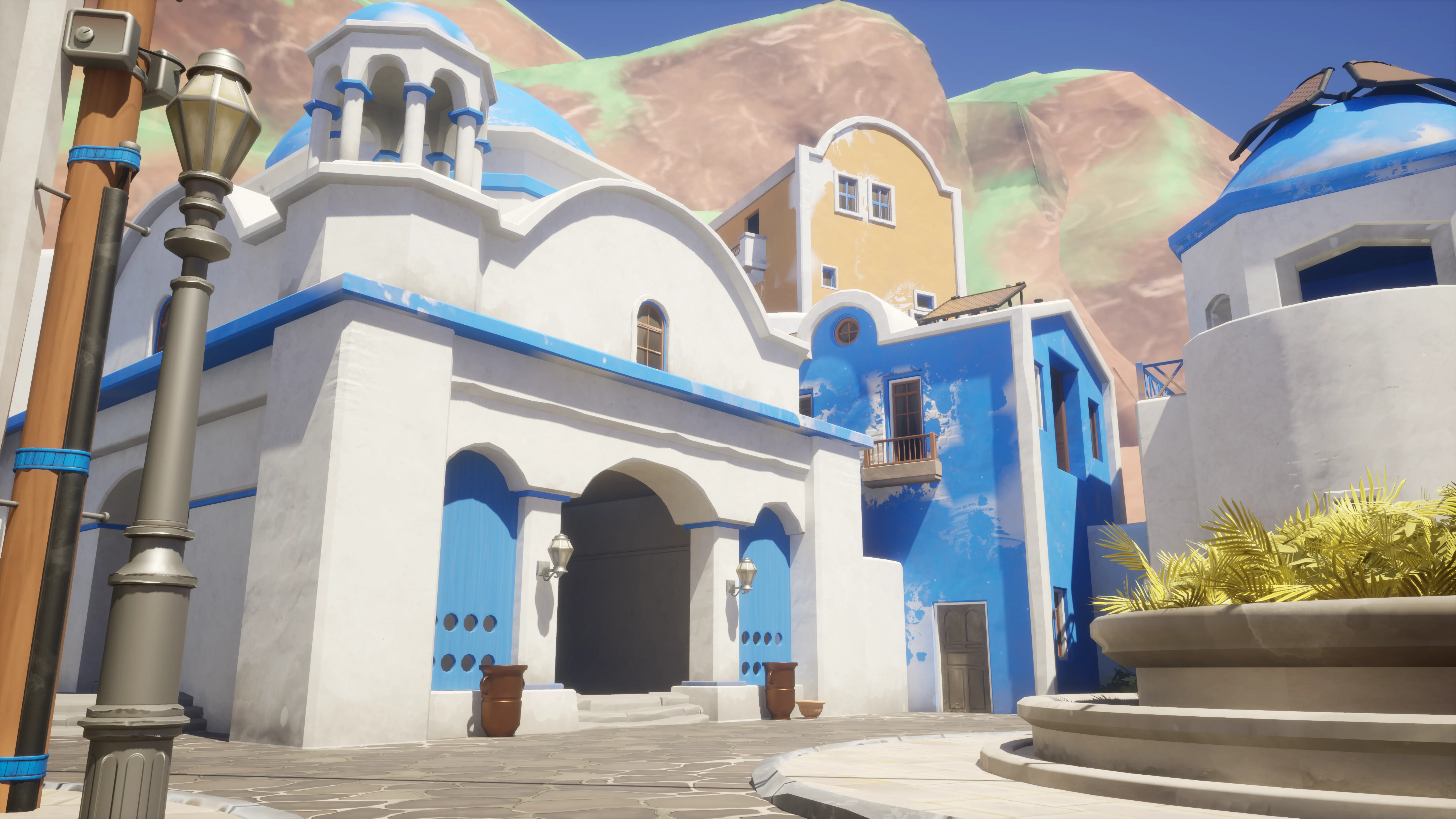Stylized Greek Island II, image 2