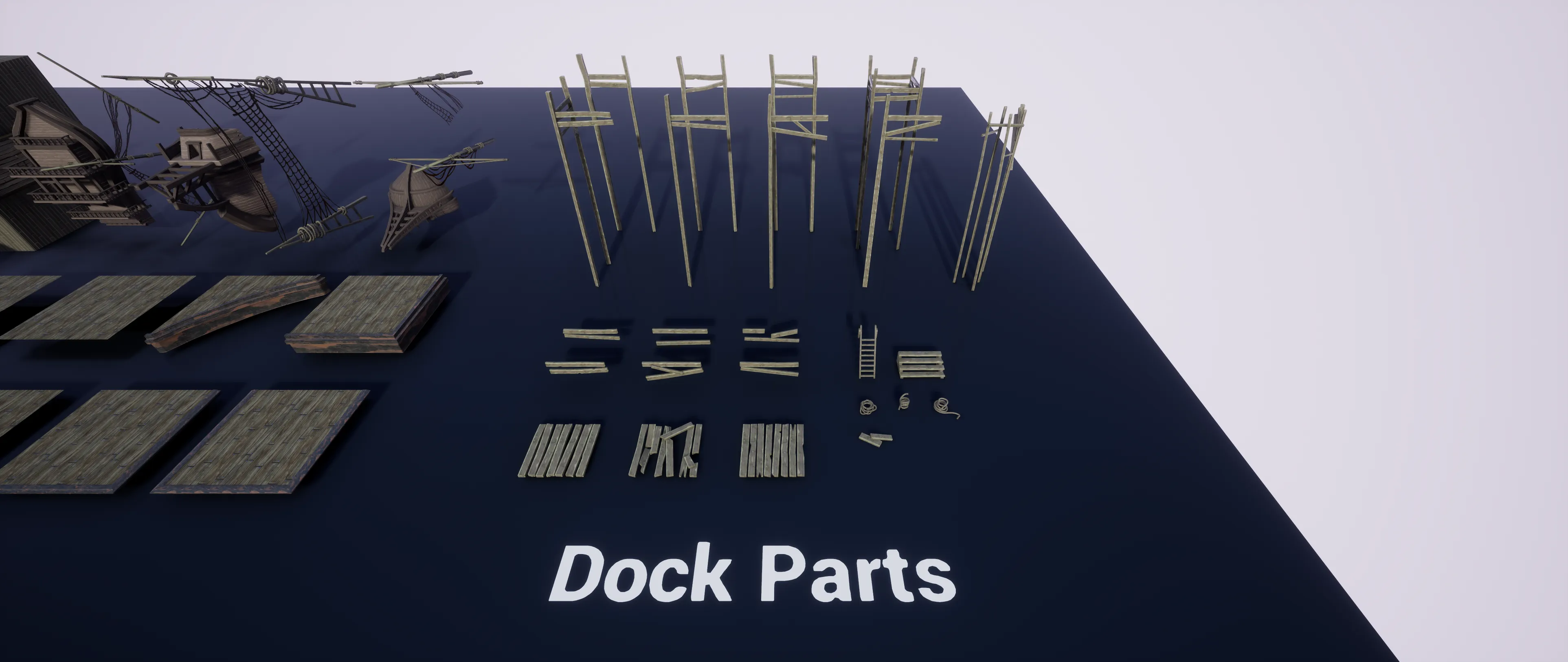 Stylized Pirate Port City, image 15