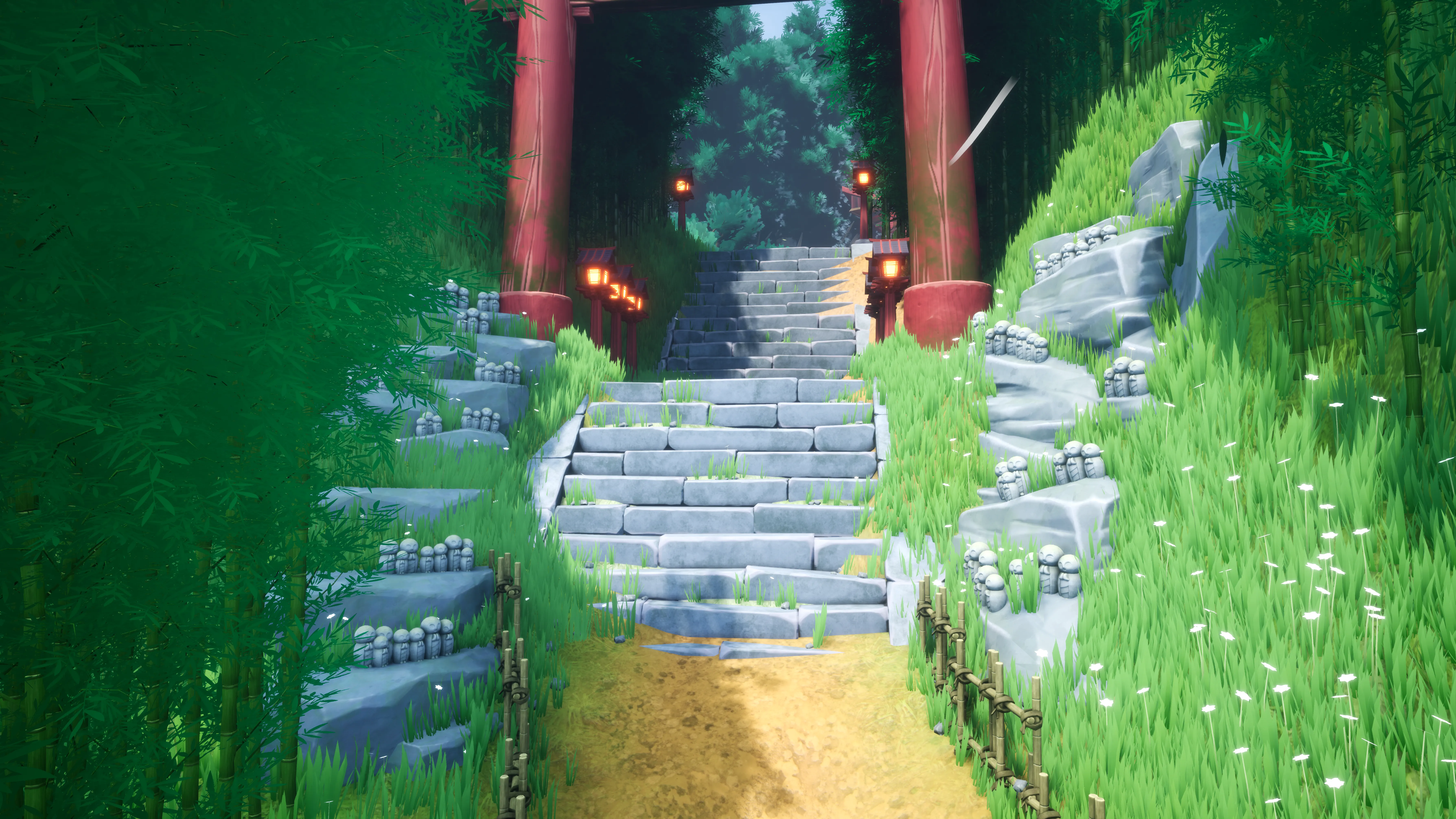 Stylized Japanese Shrine, image 5
